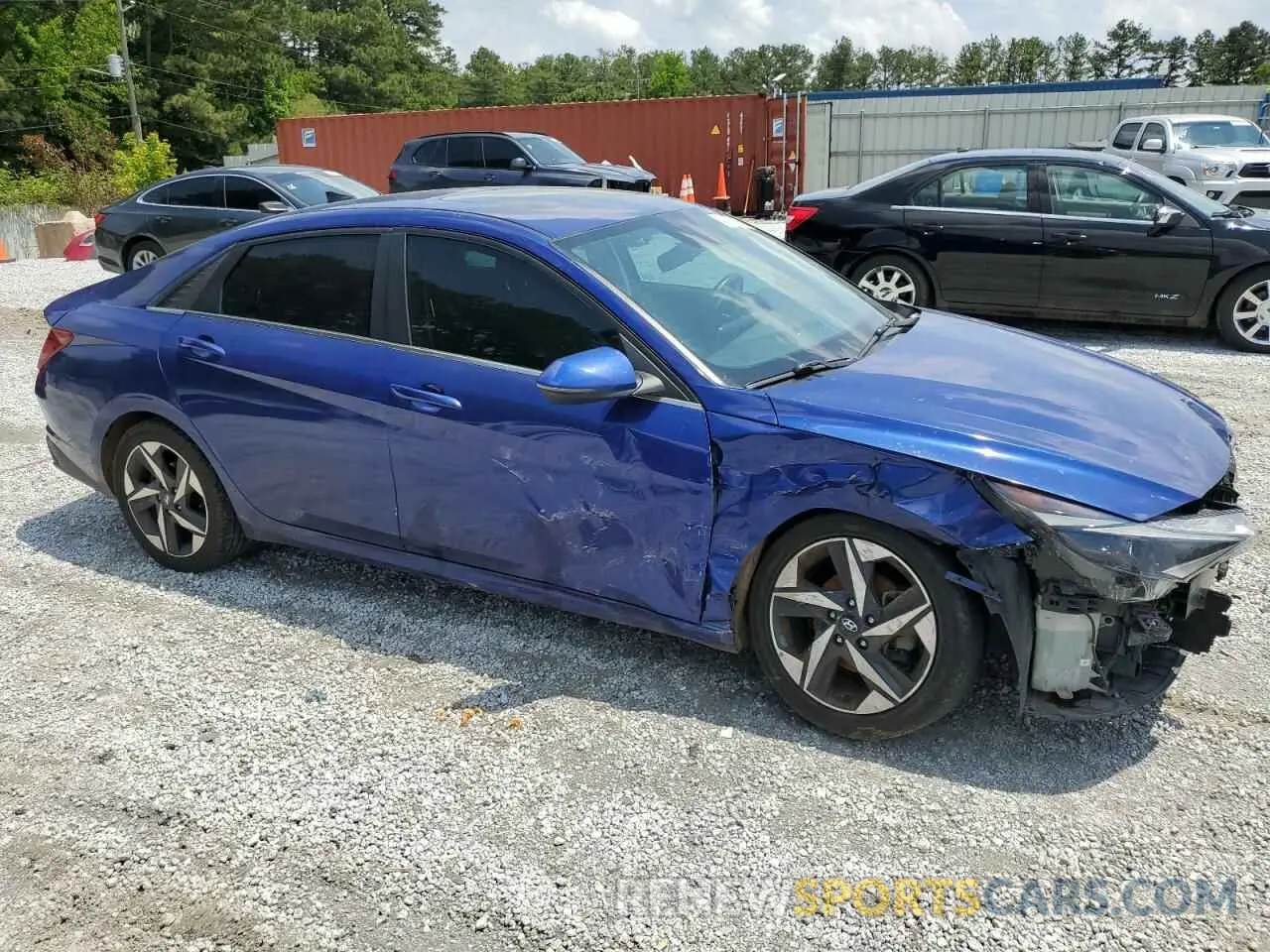 4 Photograph of a damaged car KMHLN4AG7MU138906 HYUNDAI ELANTRA 2021