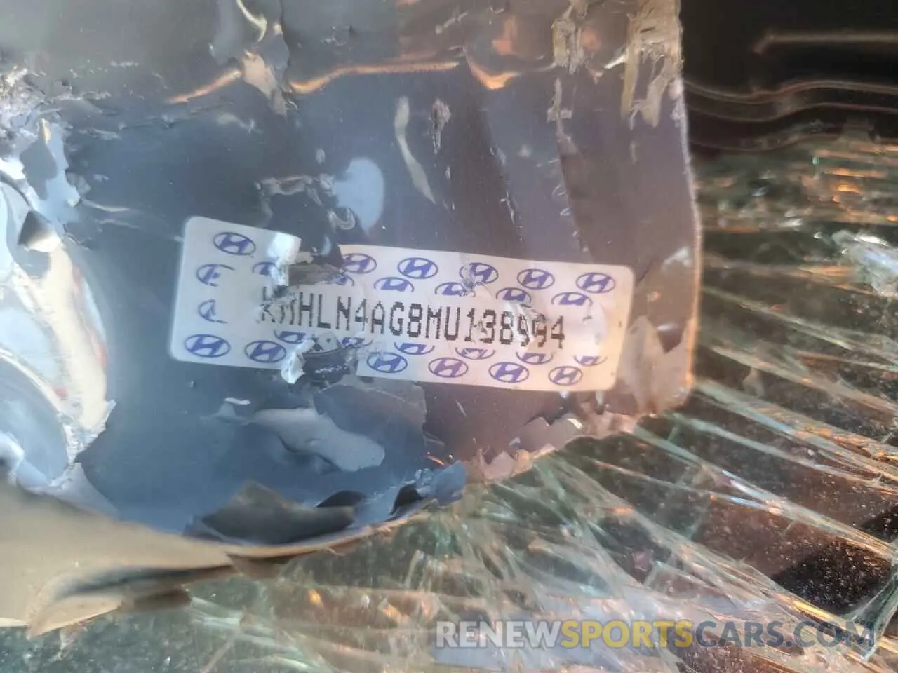 13 Photograph of a damaged car KMHLN4AG8MU138994 HYUNDAI ELANTRA 2021
