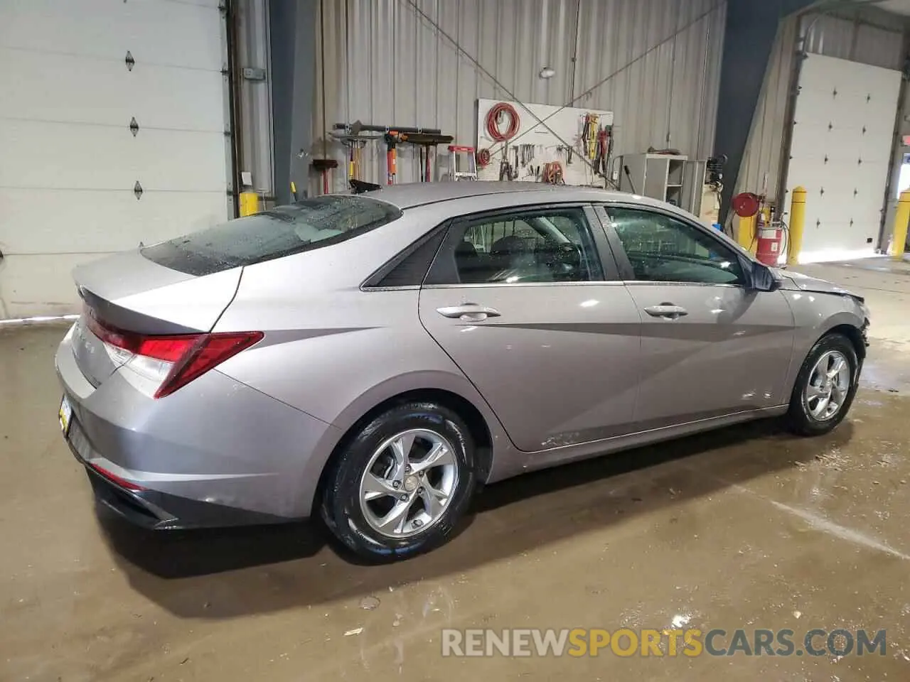 3 Photograph of a damaged car KMHLN4AG9MU075002 HYUNDAI ELANTRA 2021