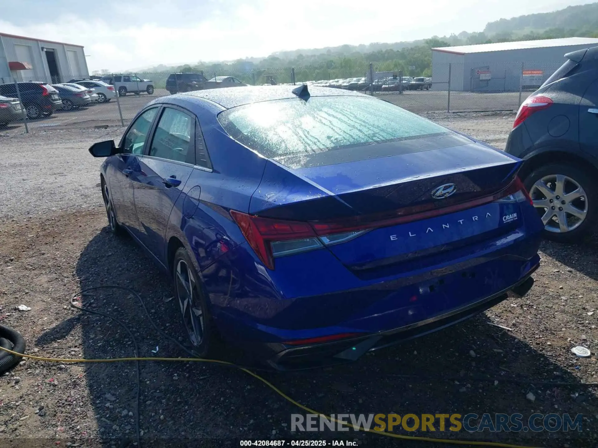 3 Photograph of a damaged car KMHLN4AG9MU180865 HYUNDAI ELANTRA 2021