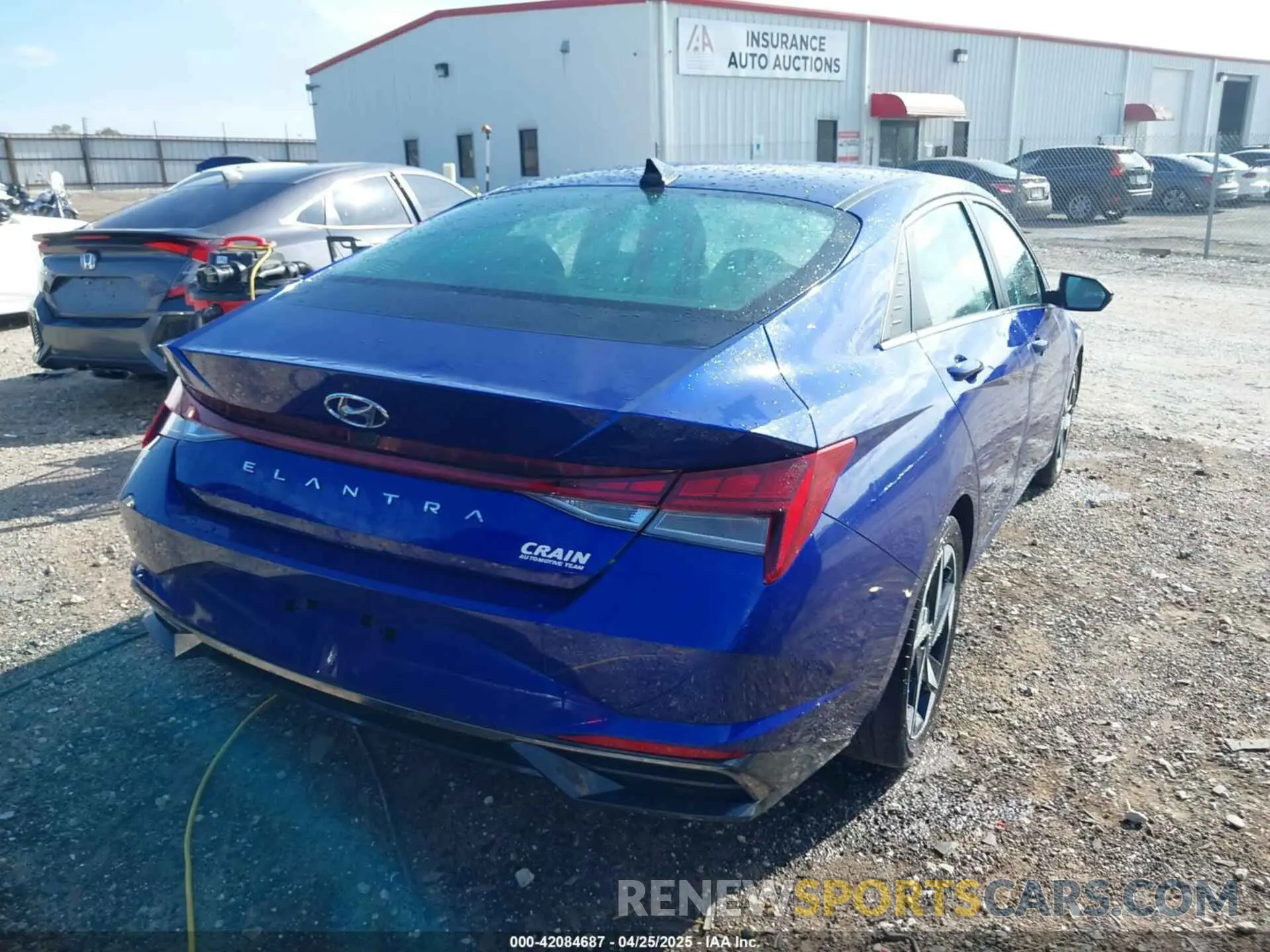 4 Photograph of a damaged car KMHLN4AG9MU180865 HYUNDAI ELANTRA 2021