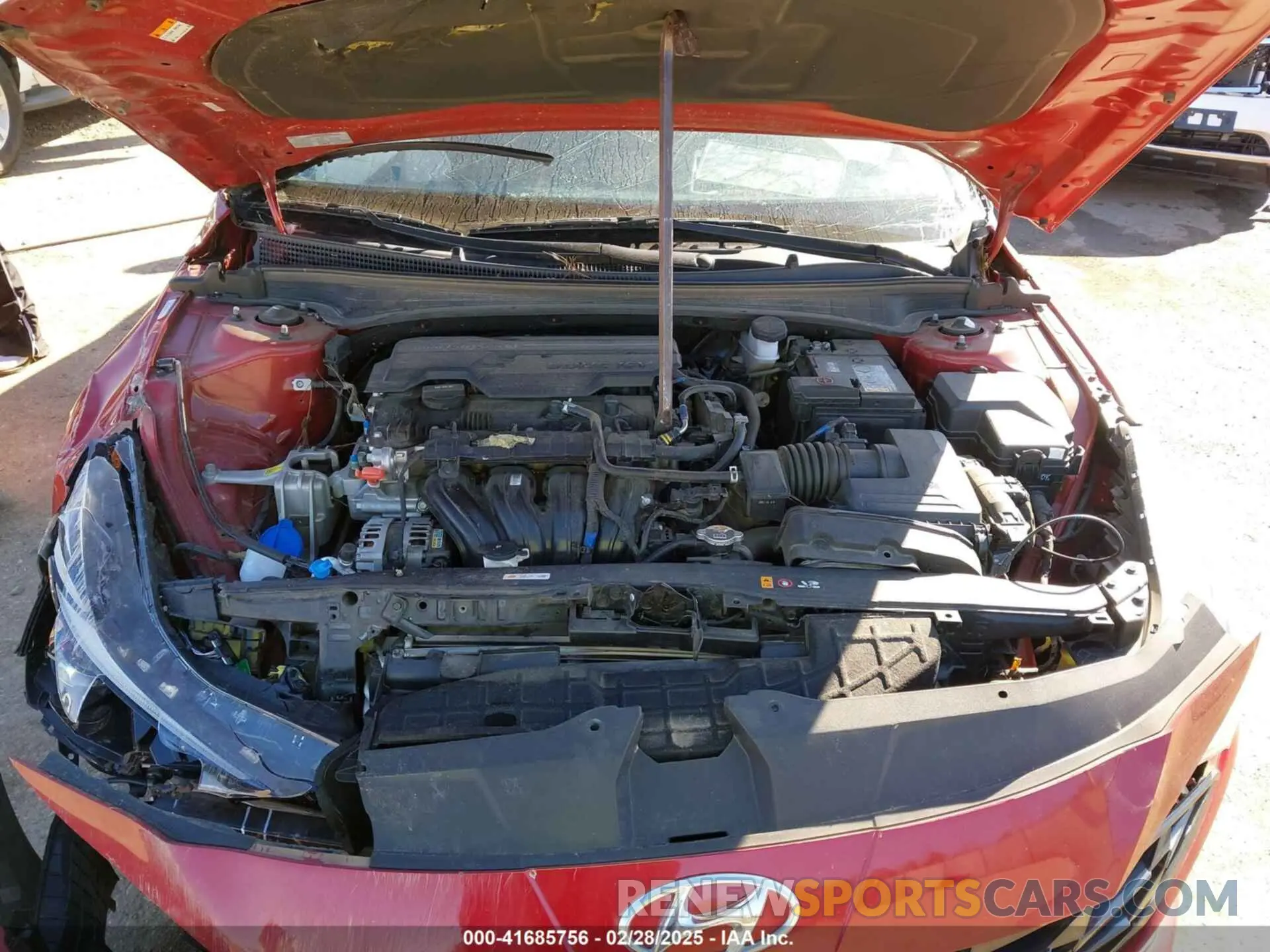 10 Photograph of a damaged car KMHLN4AGXMU147275 HYUNDAI ELANTRA 2021