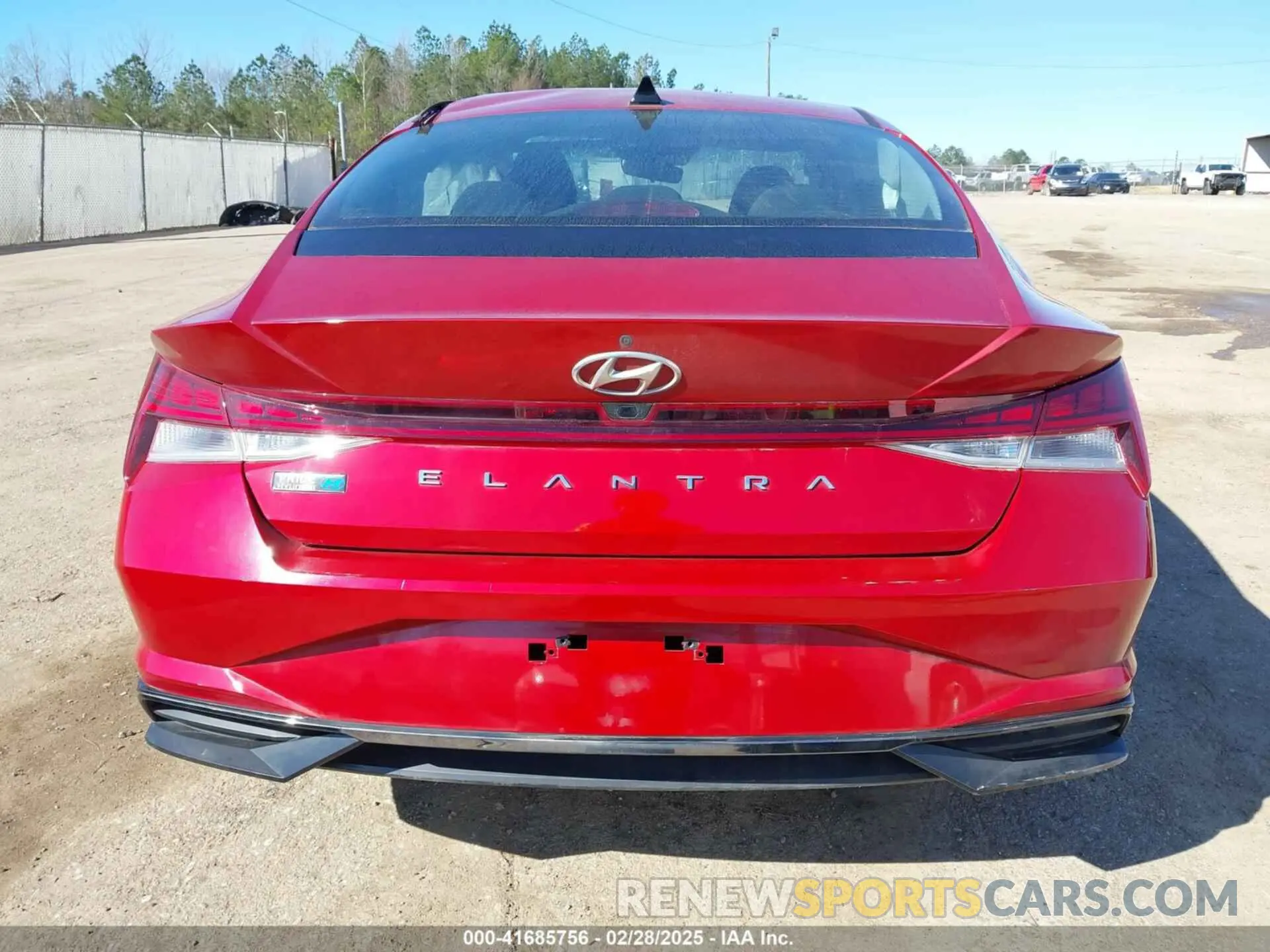 15 Photograph of a damaged car KMHLN4AGXMU147275 HYUNDAI ELANTRA 2021