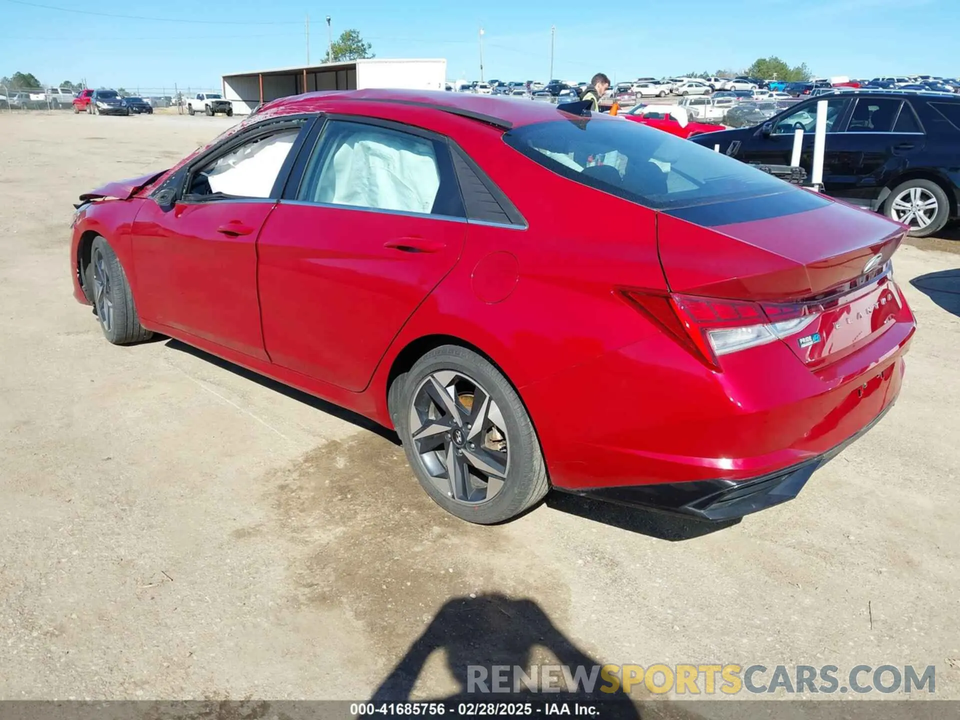 3 Photograph of a damaged car KMHLN4AGXMU147275 HYUNDAI ELANTRA 2021