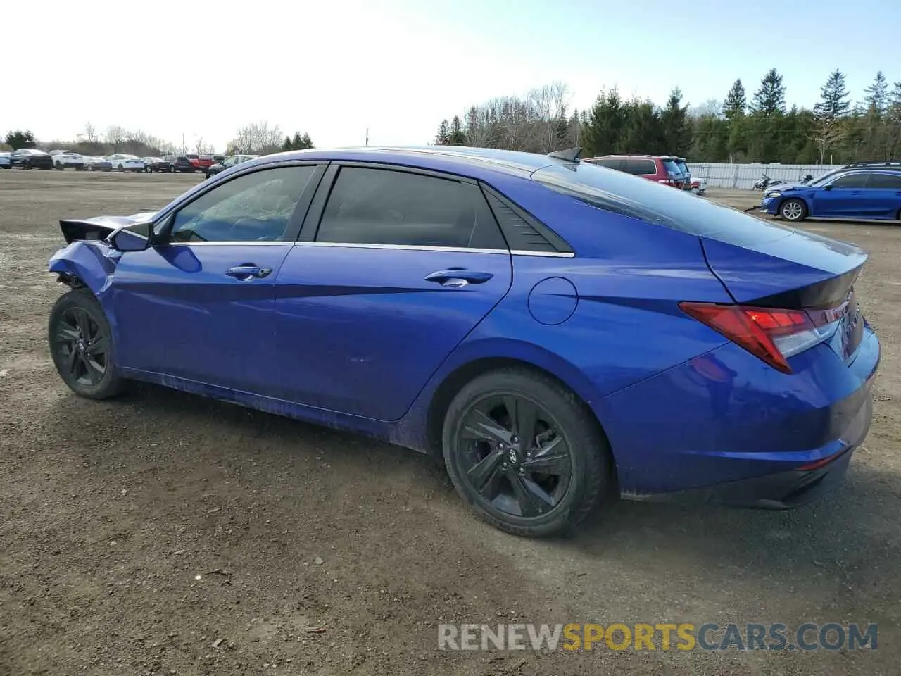 2 Photograph of a damaged car KMHLN4AJ1MU005490 HYUNDAI ELANTRA 2021