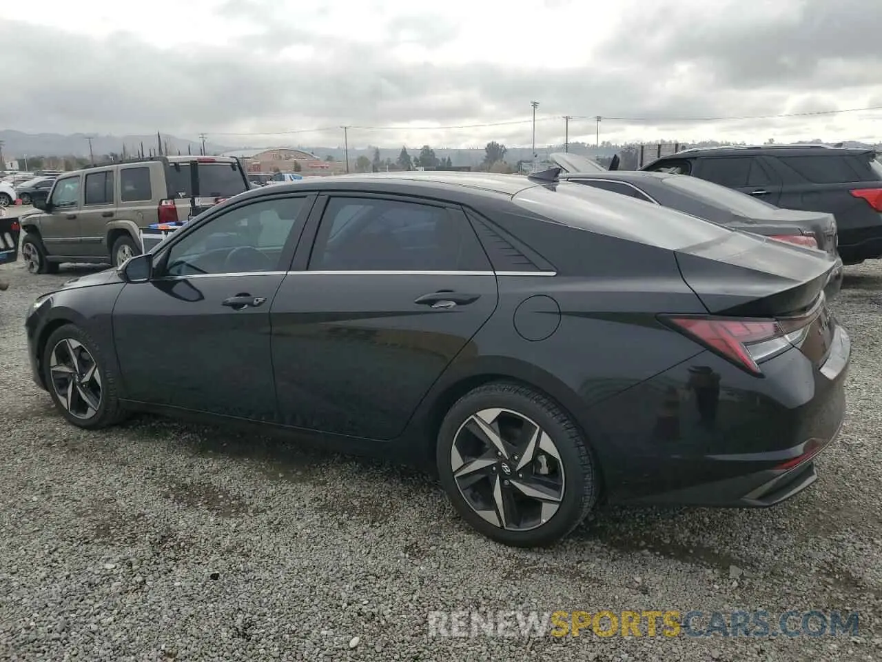 2 Photograph of a damaged car KMHLN4AJ1MU011712 HYUNDAI ELANTRA 2021