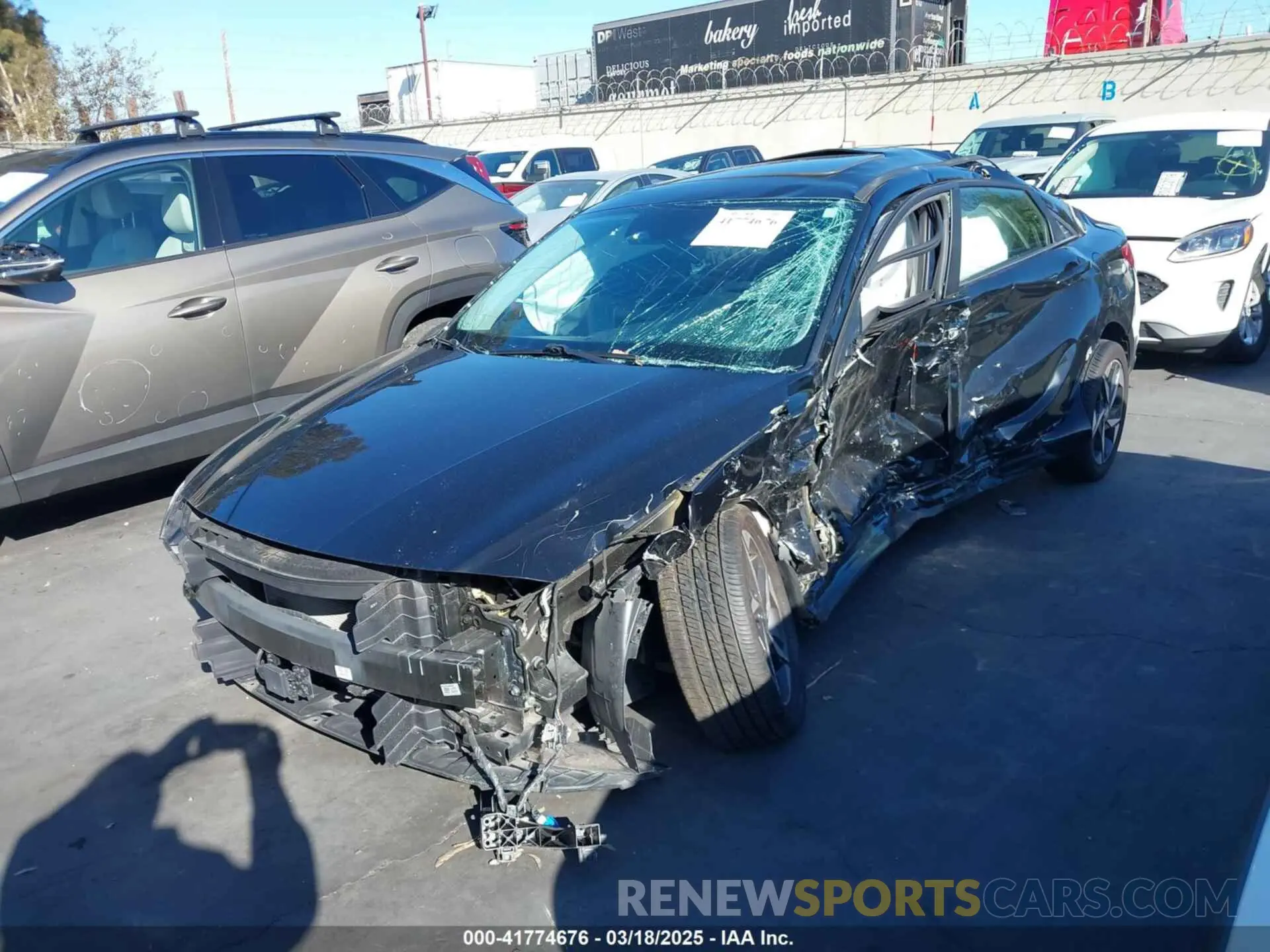 2 Photograph of a damaged car KMHLP4AG0MU132469 HYUNDAI ELANTRA 2021