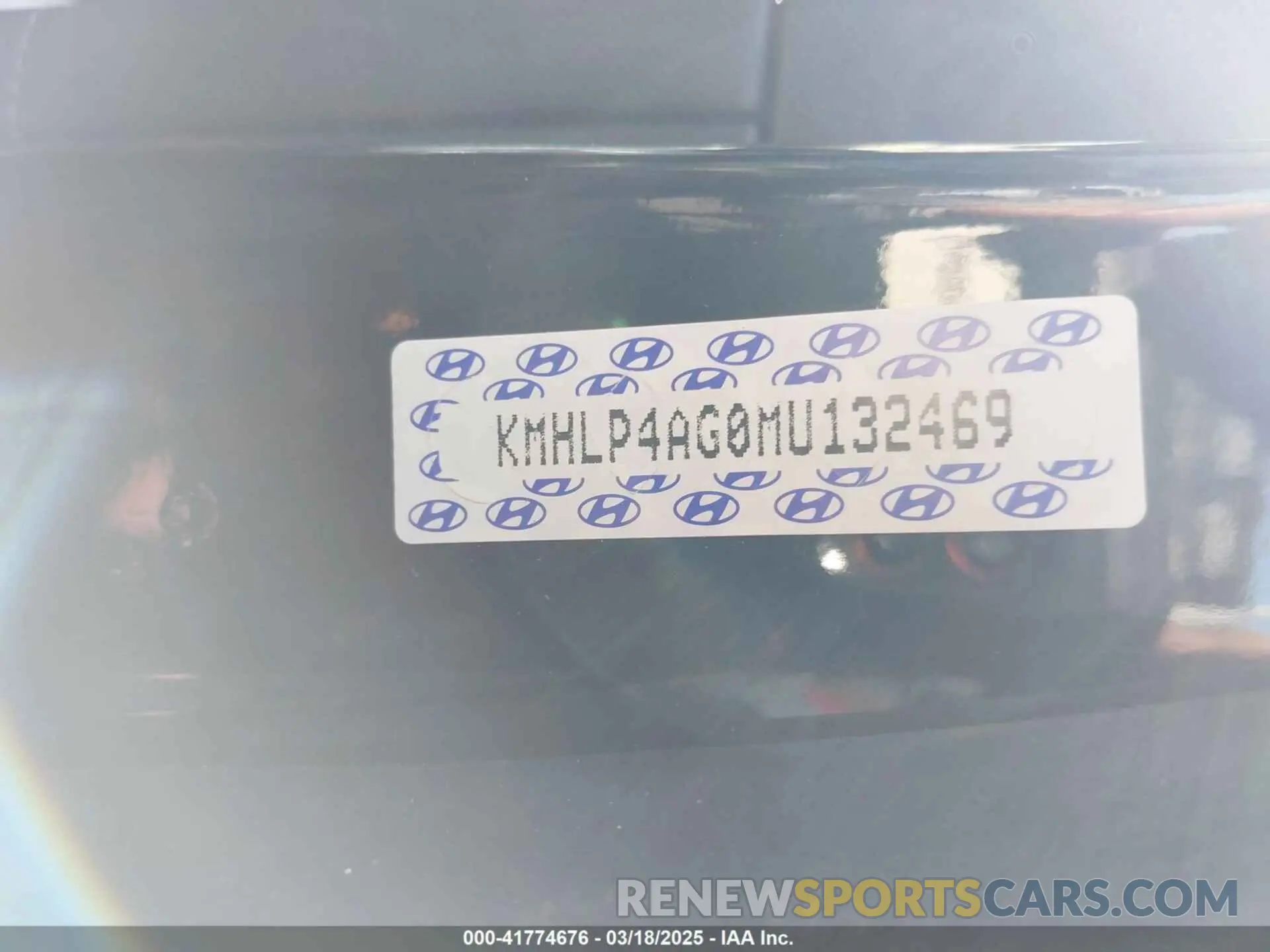 9 Photograph of a damaged car KMHLP4AG0MU132469 HYUNDAI ELANTRA 2021