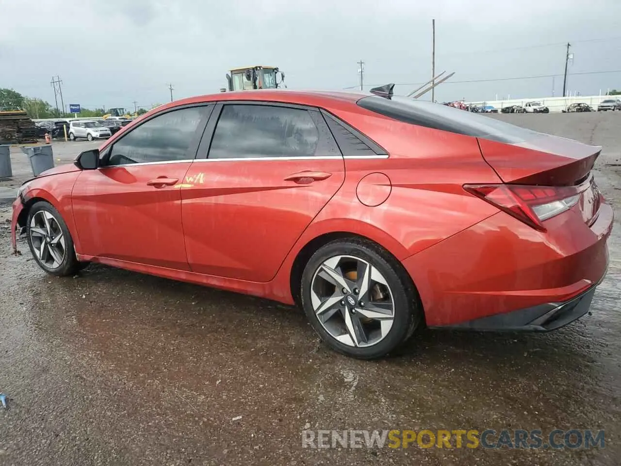 2 Photograph of a damaged car KMHLP4AG0MU139938 HYUNDAI ELANTRA 2021