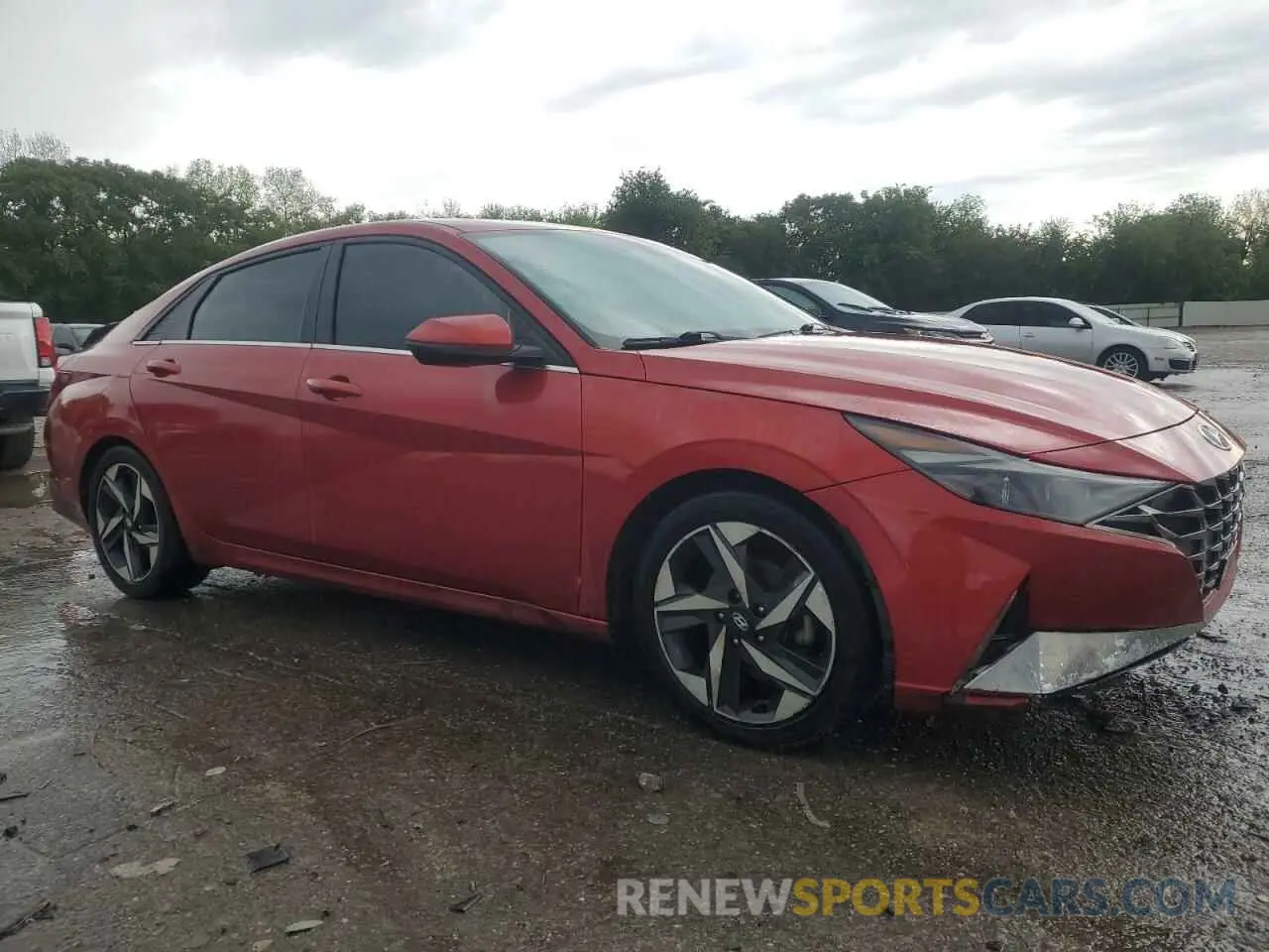 4 Photograph of a damaged car KMHLP4AG0MU139938 HYUNDAI ELANTRA 2021