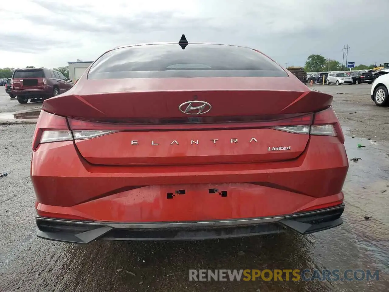 6 Photograph of a damaged car KMHLP4AG0MU139938 HYUNDAI ELANTRA 2021