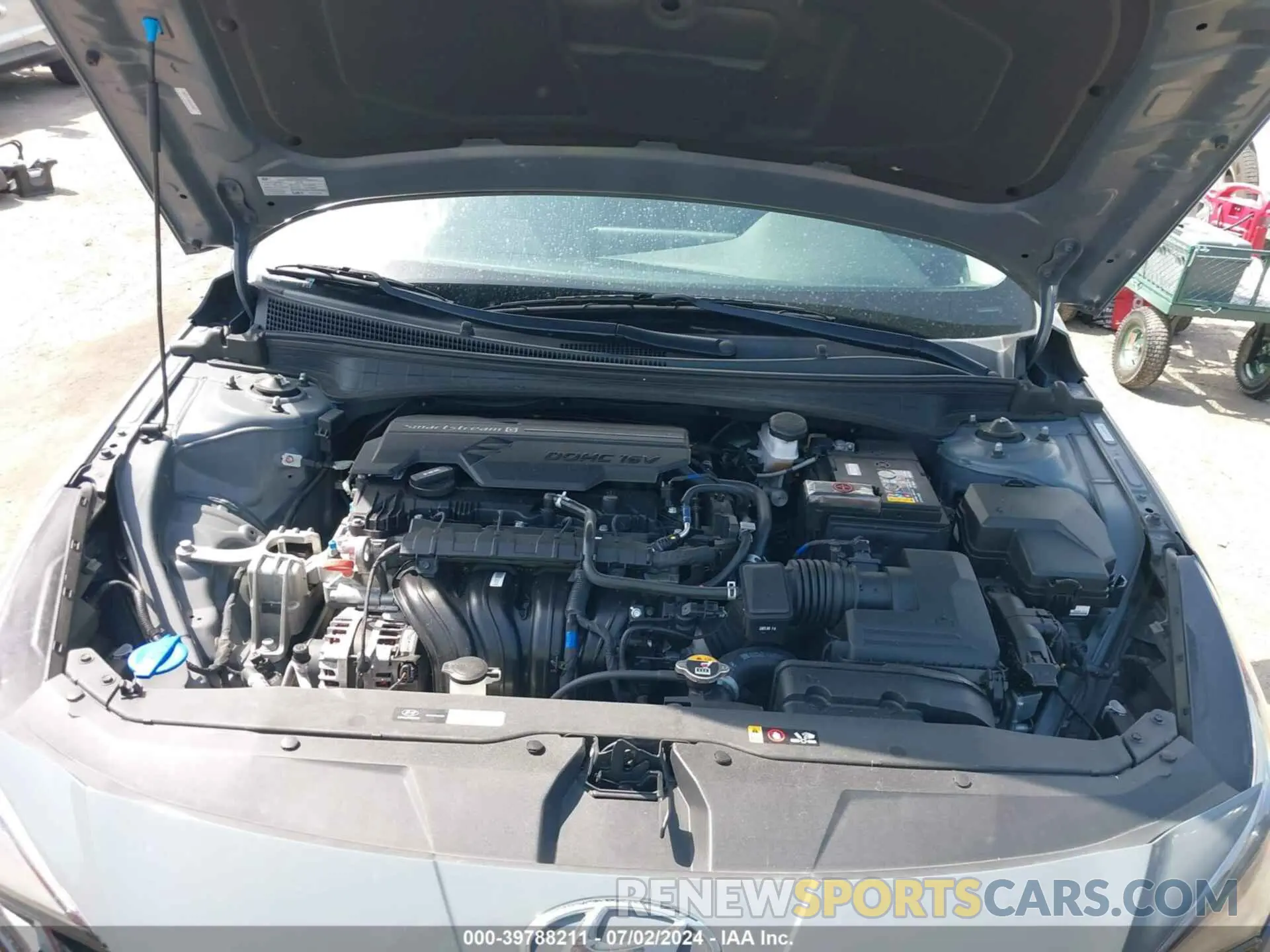 10 Photograph of a damaged car KMHLP4AG0MU171580 HYUNDAI ELANTRA 2021