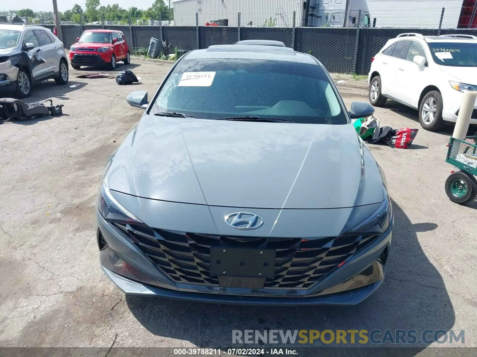 13 Photograph of a damaged car KMHLP4AG0MU171580 HYUNDAI ELANTRA 2021