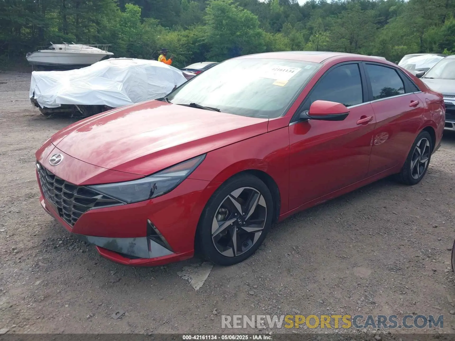 2 Photograph of a damaged car KMHLP4AG1MU065185 HYUNDAI ELANTRA 2021