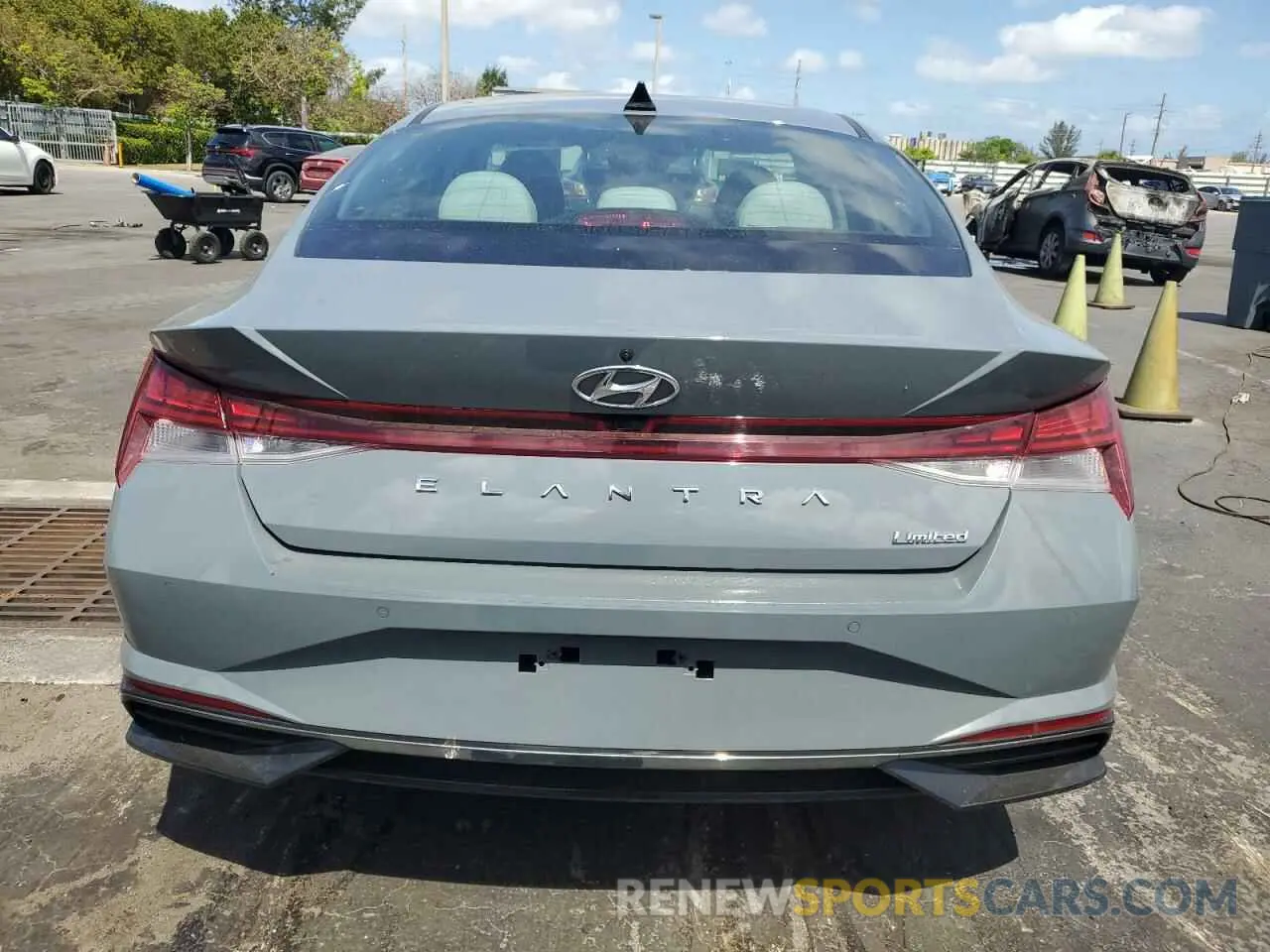 6 Photograph of a damaged car KMHLP4AG2MU156935 HYUNDAI ELANTRA 2021