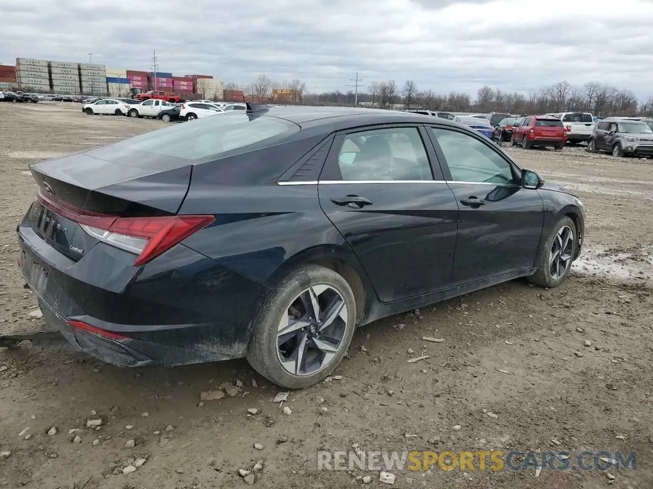 3 Photograph of a damaged car KMHLP4AG3MU143076 HYUNDAI ELANTRA 2021