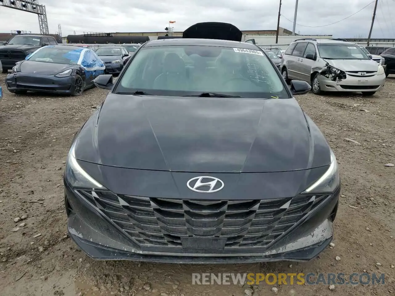 5 Photograph of a damaged car KMHLP4AG3MU143076 HYUNDAI ELANTRA 2021