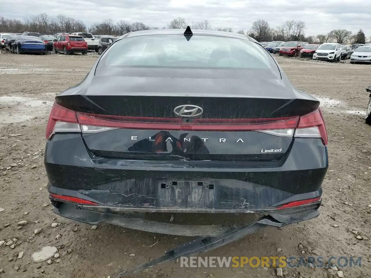 6 Photograph of a damaged car KMHLP4AG3MU143076 HYUNDAI ELANTRA 2021