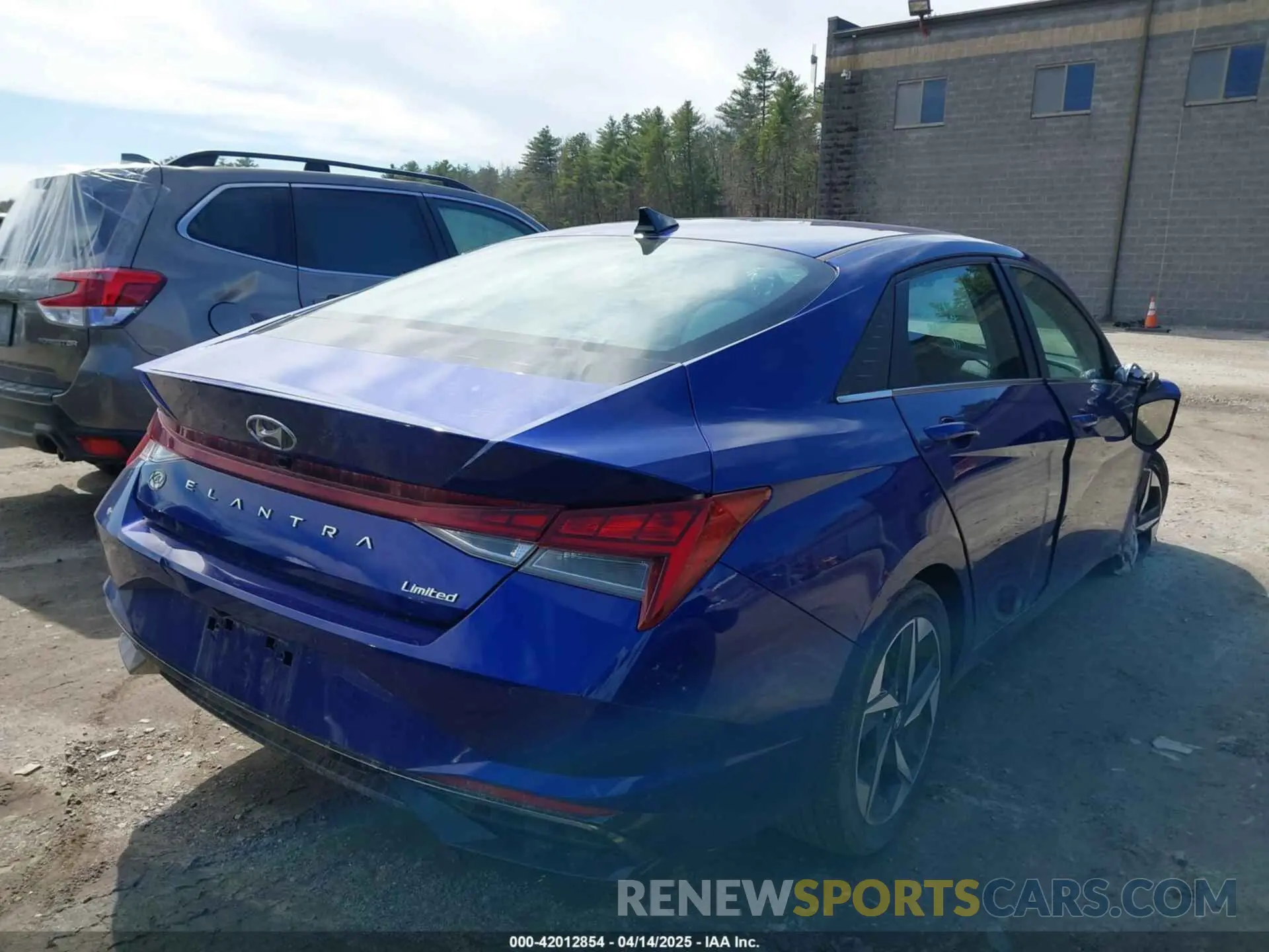 4 Photograph of a damaged car KMHLP4AG4MU066346 HYUNDAI ELANTRA 2021