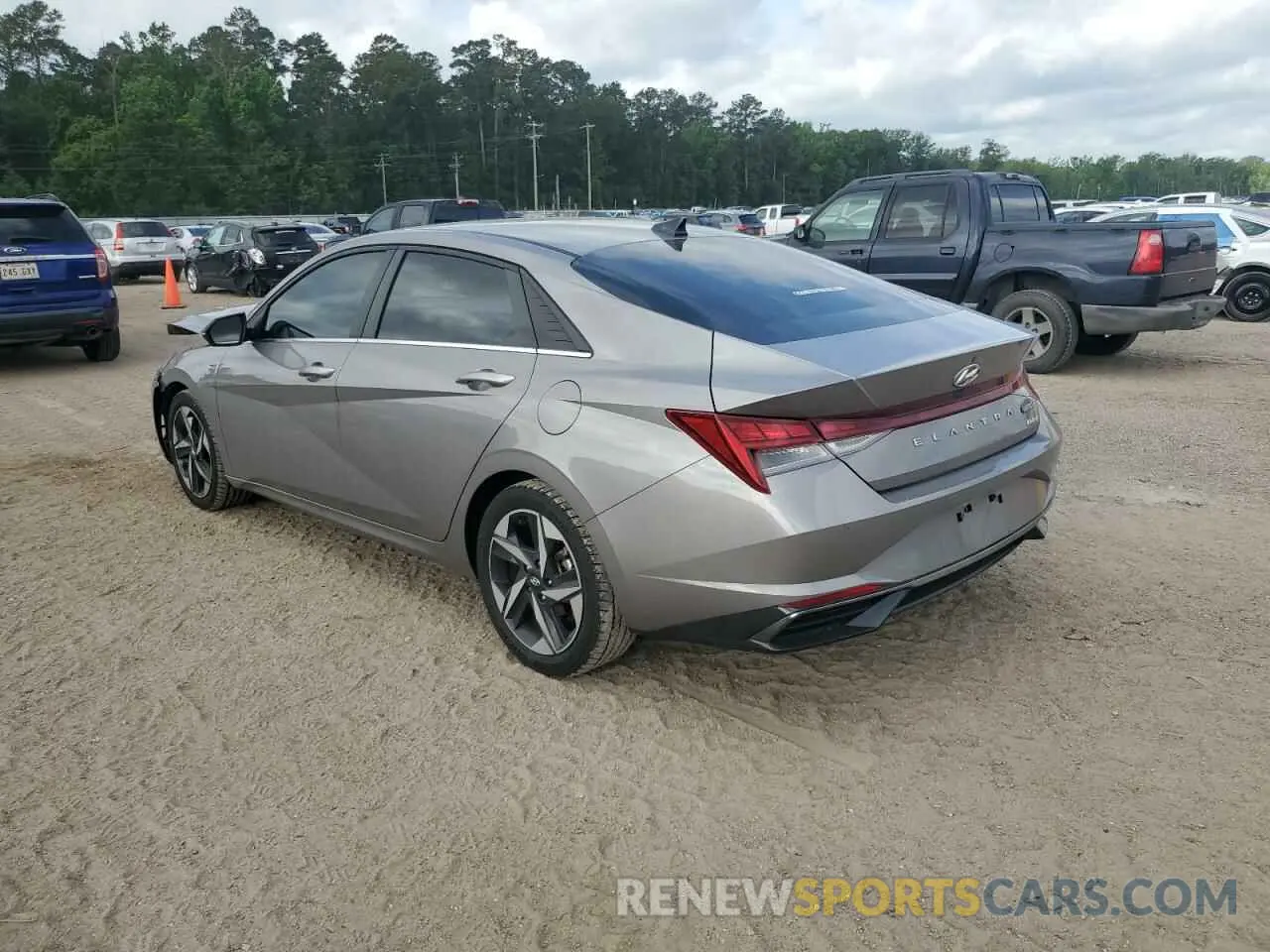 2 Photograph of a damaged car KMHLP4AG4MU127212 HYUNDAI ELANTRA 2021