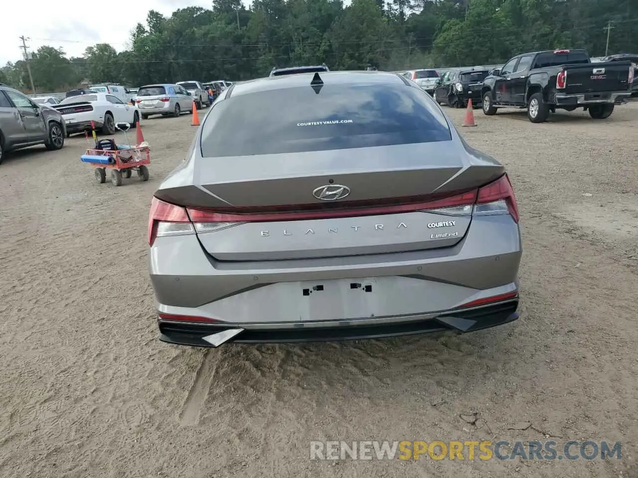 6 Photograph of a damaged car KMHLP4AG4MU127212 HYUNDAI ELANTRA 2021