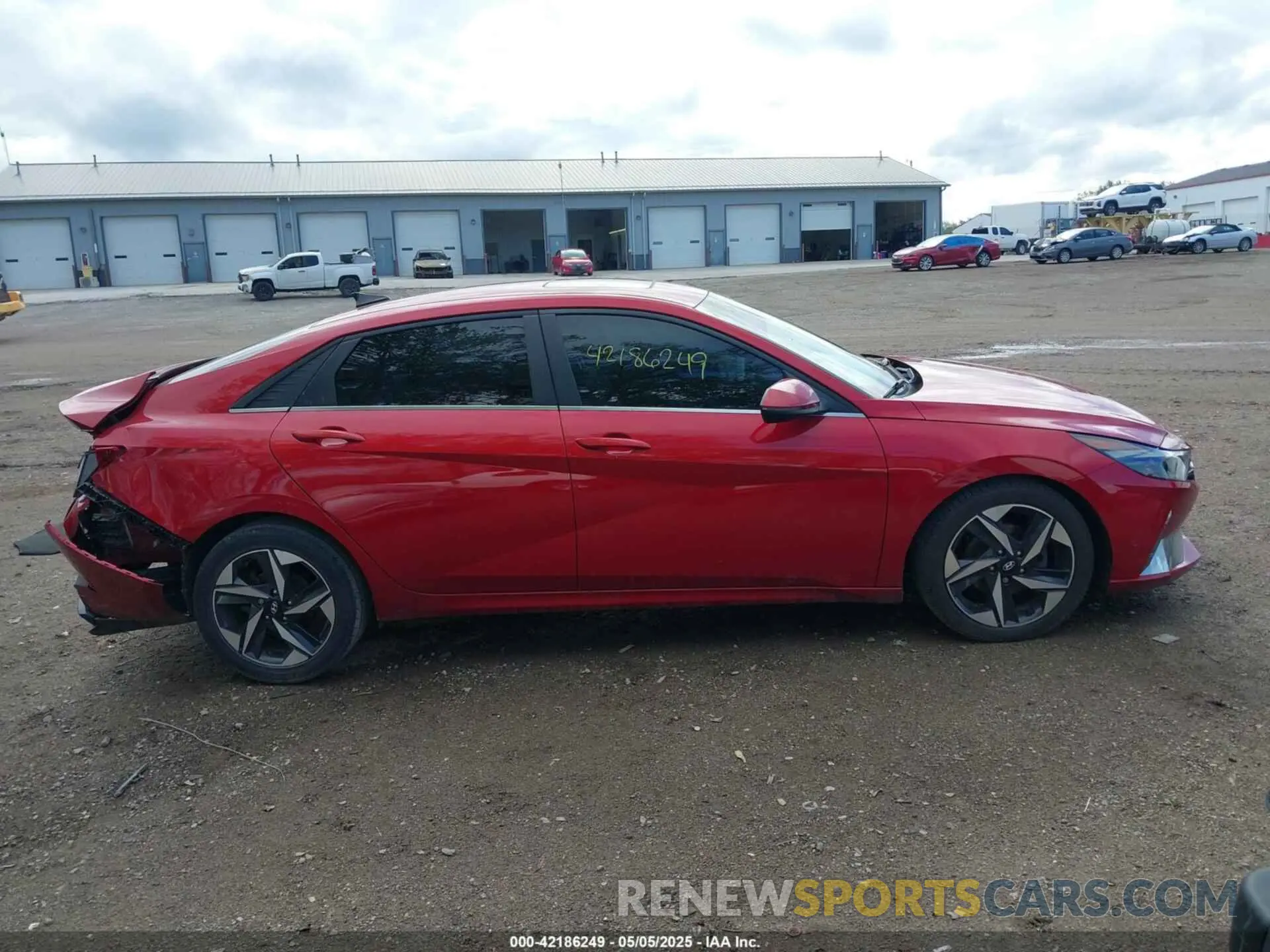 14 Photograph of a damaged car KMHLP4AG7MU125079 HYUNDAI ELANTRA 2021