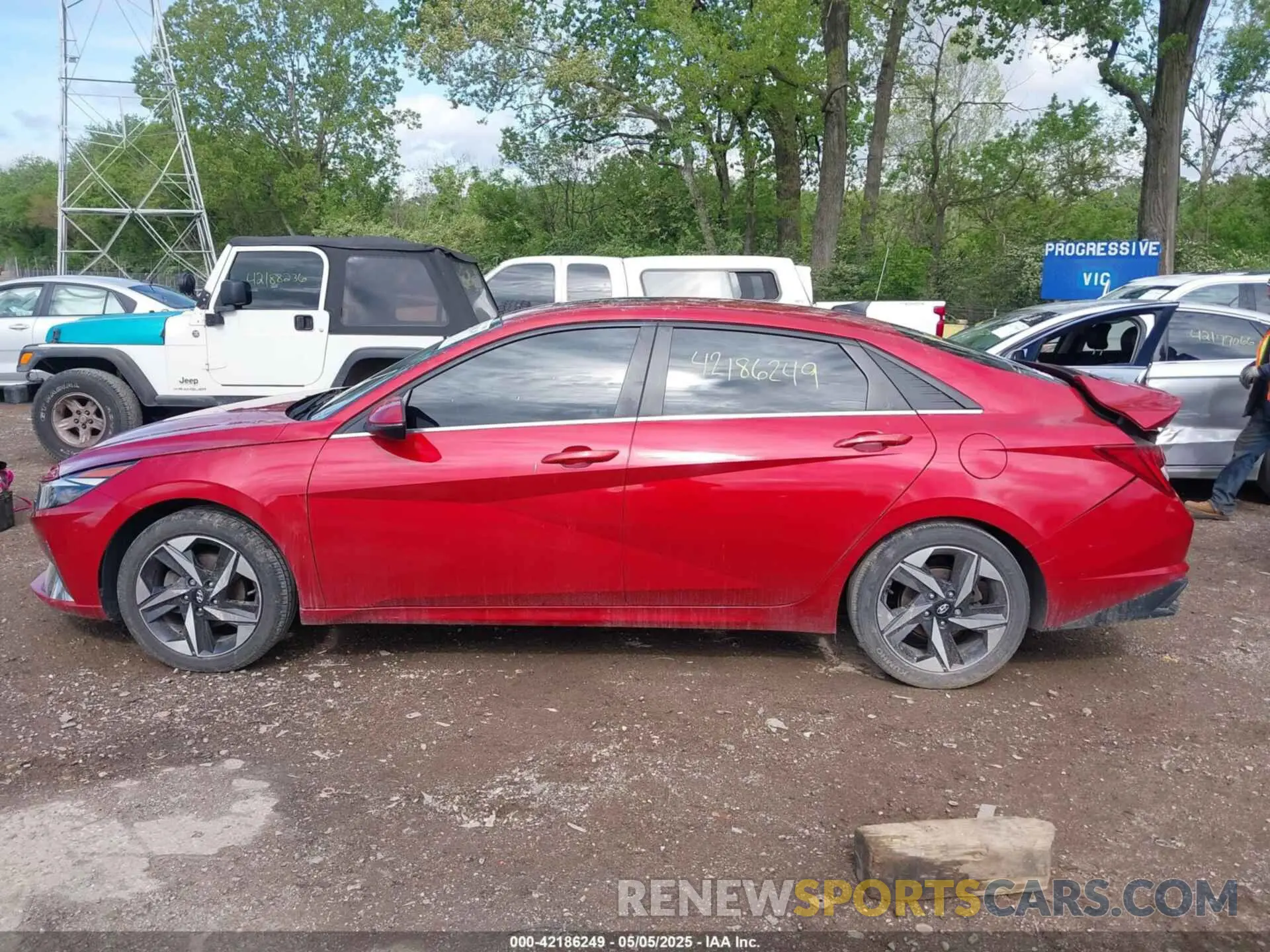 15 Photograph of a damaged car KMHLP4AG7MU125079 HYUNDAI ELANTRA 2021