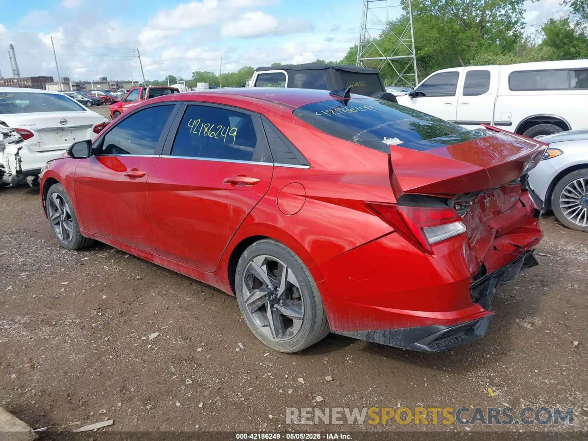3 Photograph of a damaged car KMHLP4AG7MU125079 HYUNDAI ELANTRA 2021