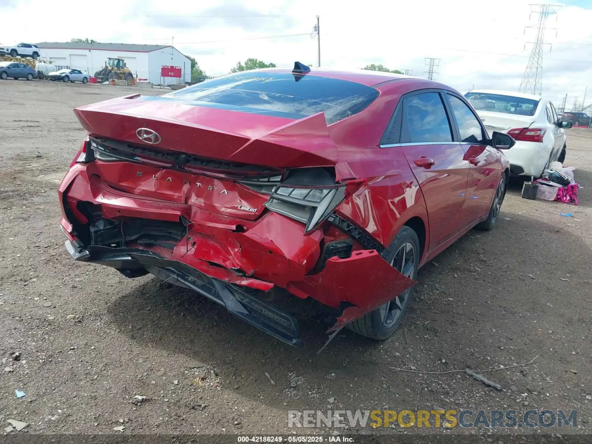 4 Photograph of a damaged car KMHLP4AG7MU125079 HYUNDAI ELANTRA 2021