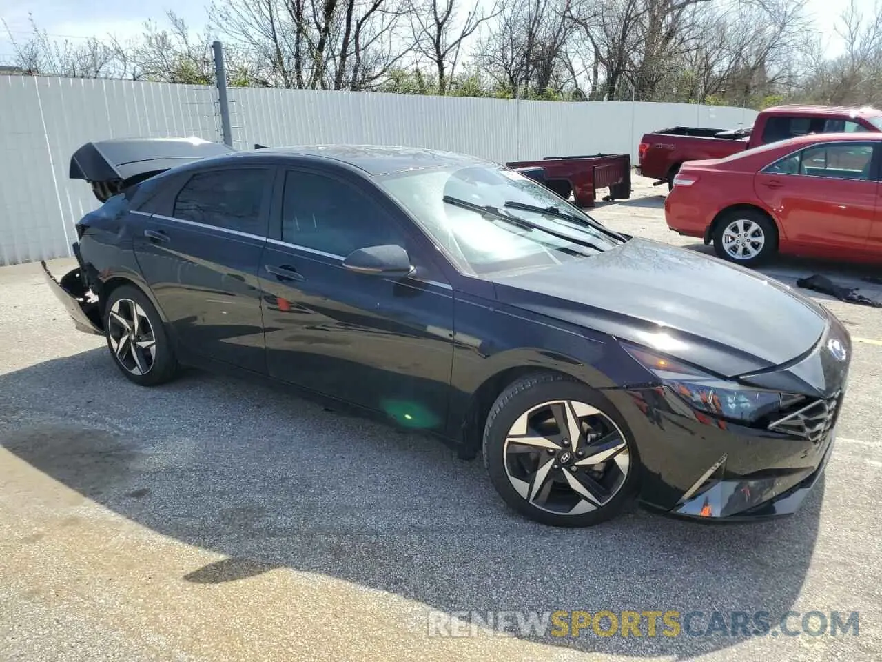 4 Photograph of a damaged car KMHLP4AG7MU132839 HYUNDAI ELANTRA 2021
