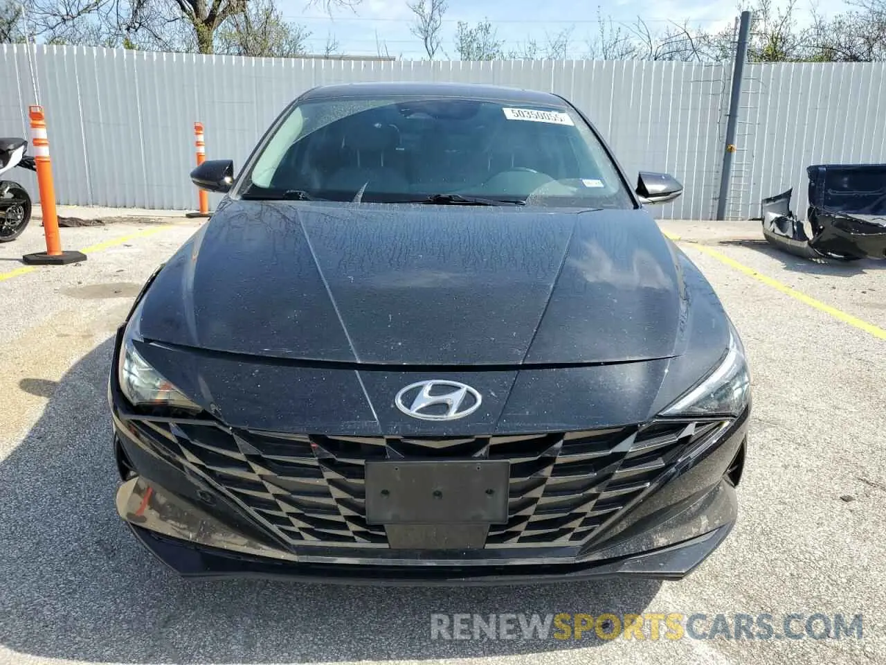 5 Photograph of a damaged car KMHLP4AG7MU132839 HYUNDAI ELANTRA 2021