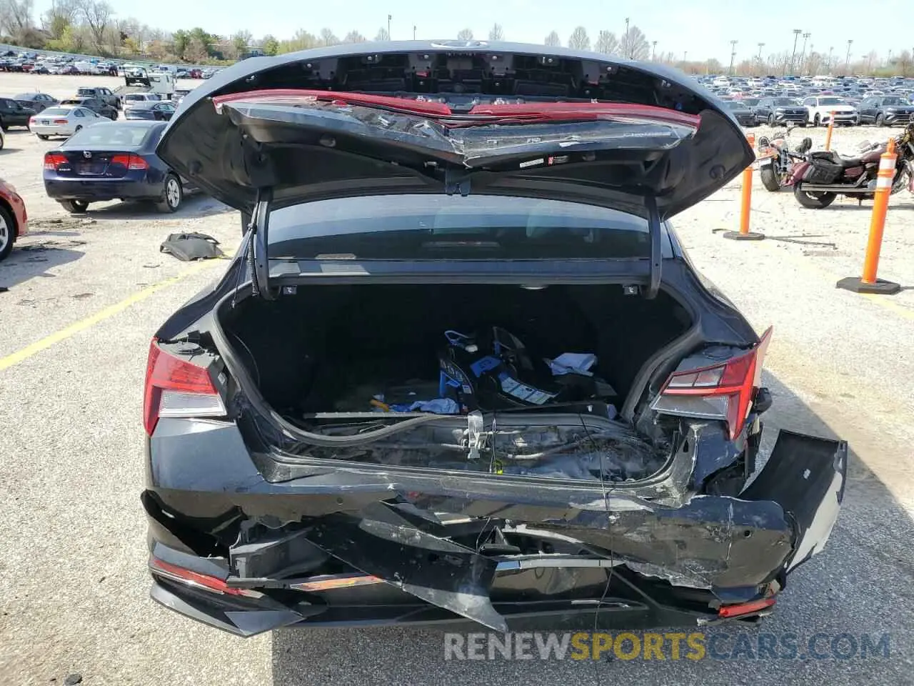 6 Photograph of a damaged car KMHLP4AG7MU132839 HYUNDAI ELANTRA 2021