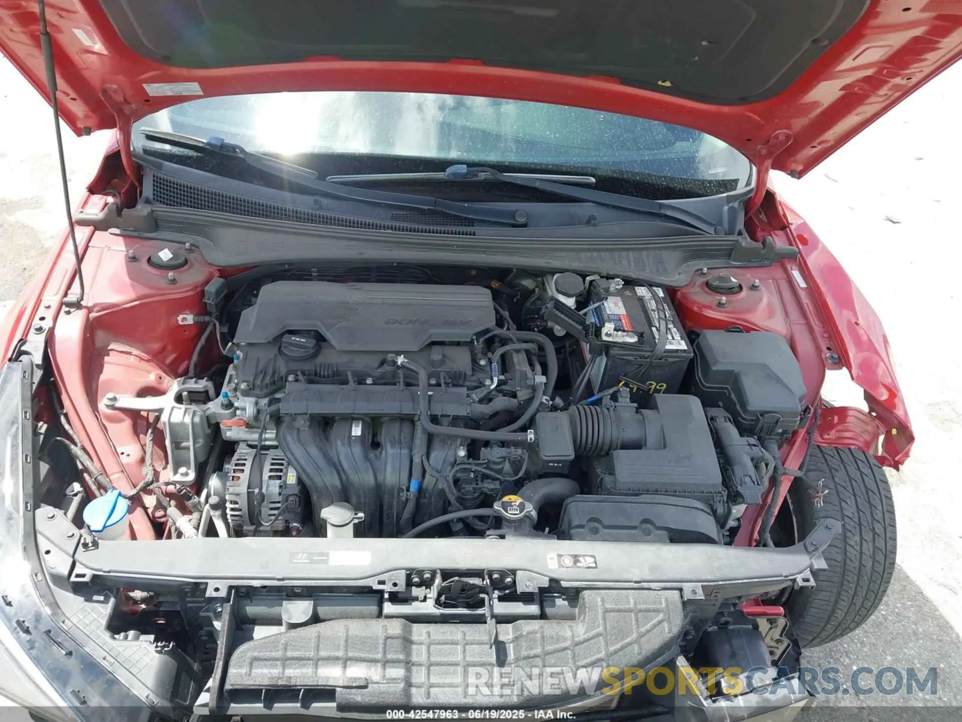 10 Photograph of a damaged car KMHLP4AG7MU138480 HYUNDAI ELANTRA 2021