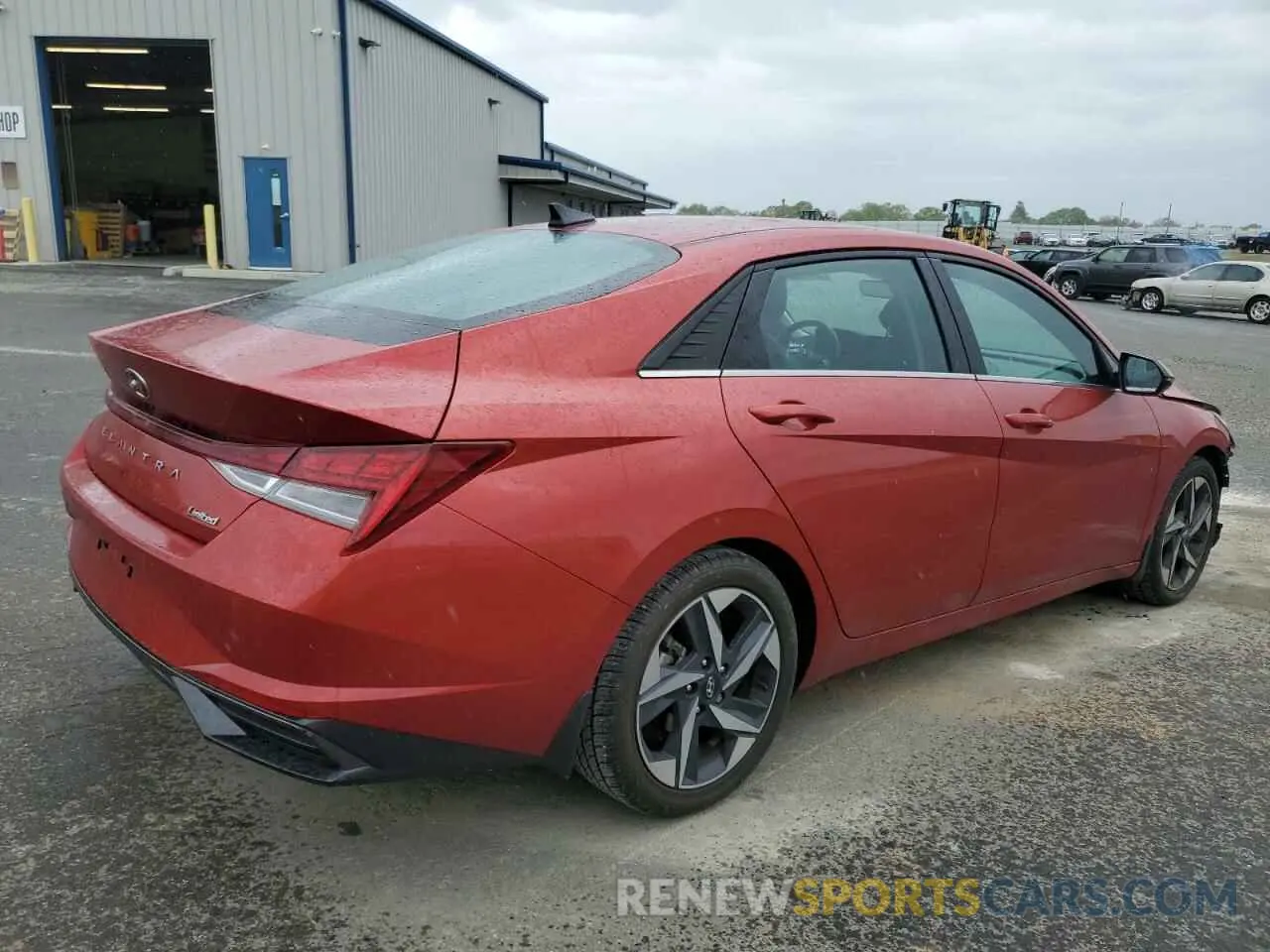 3 Photograph of a damaged car KMHLP4AG7MU156400 HYUNDAI ELANTRA 2021