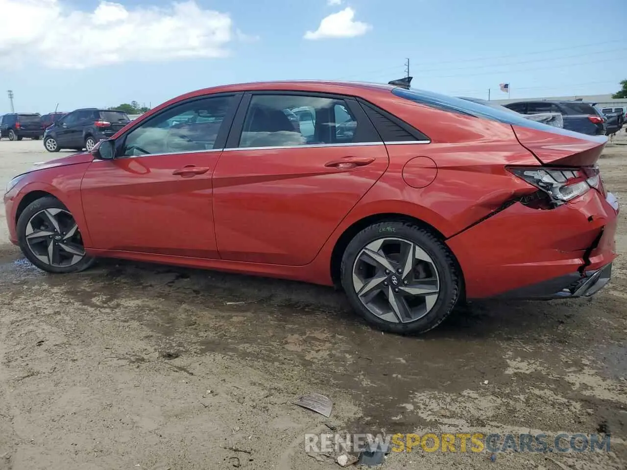 2 Photograph of a damaged car KMHLP4AG7MU157126 HYUNDAI ELANTRA 2021