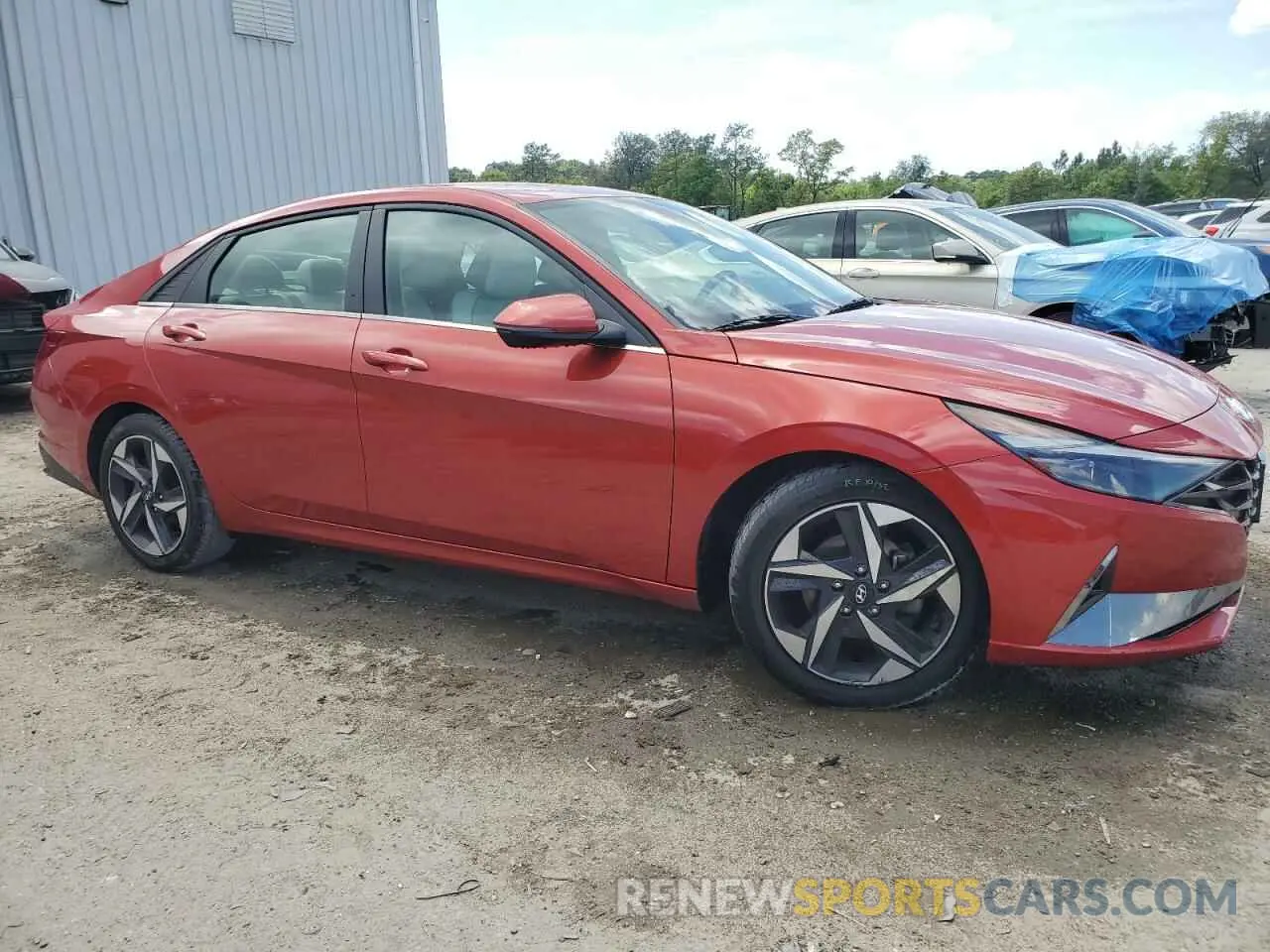 4 Photograph of a damaged car KMHLP4AG7MU157126 HYUNDAI ELANTRA 2021