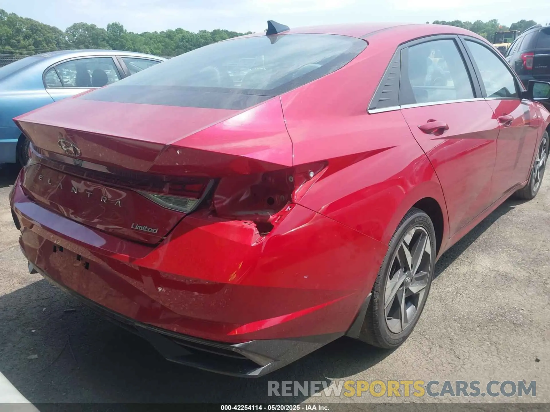 4 Photograph of a damaged car KMHLP4AG7MU157692 HYUNDAI ELANTRA 2021