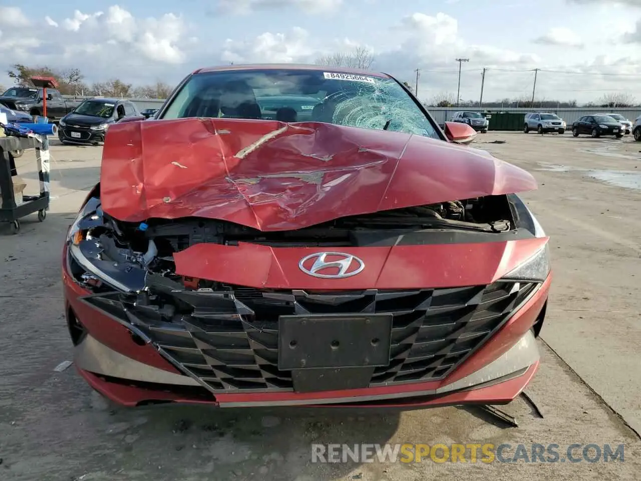 5 Photograph of a damaged car KMHLP4AGXMU128008 HYUNDAI ELANTRA 2021