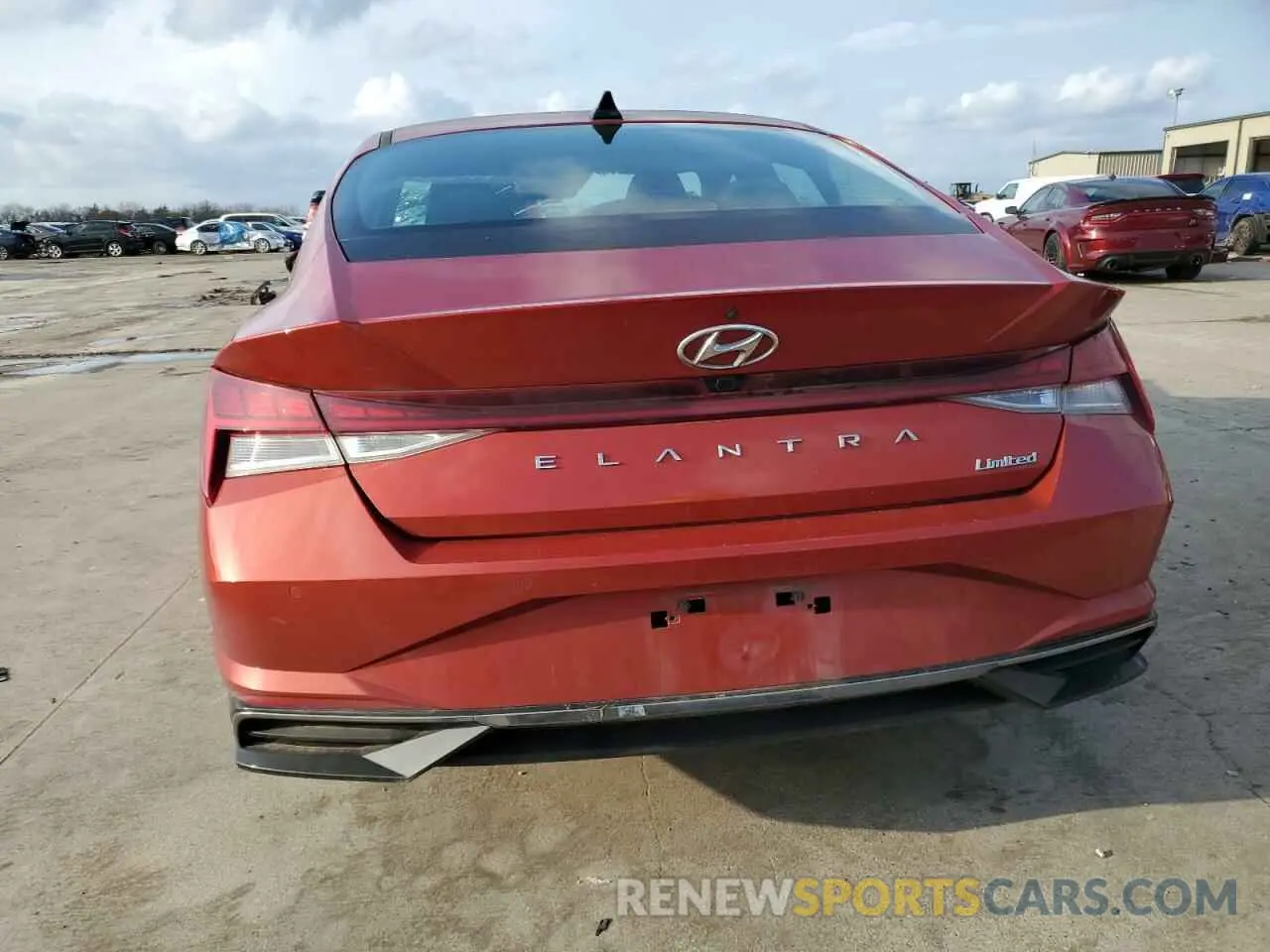 6 Photograph of a damaged car KMHLP4AGXMU128008 HYUNDAI ELANTRA 2021