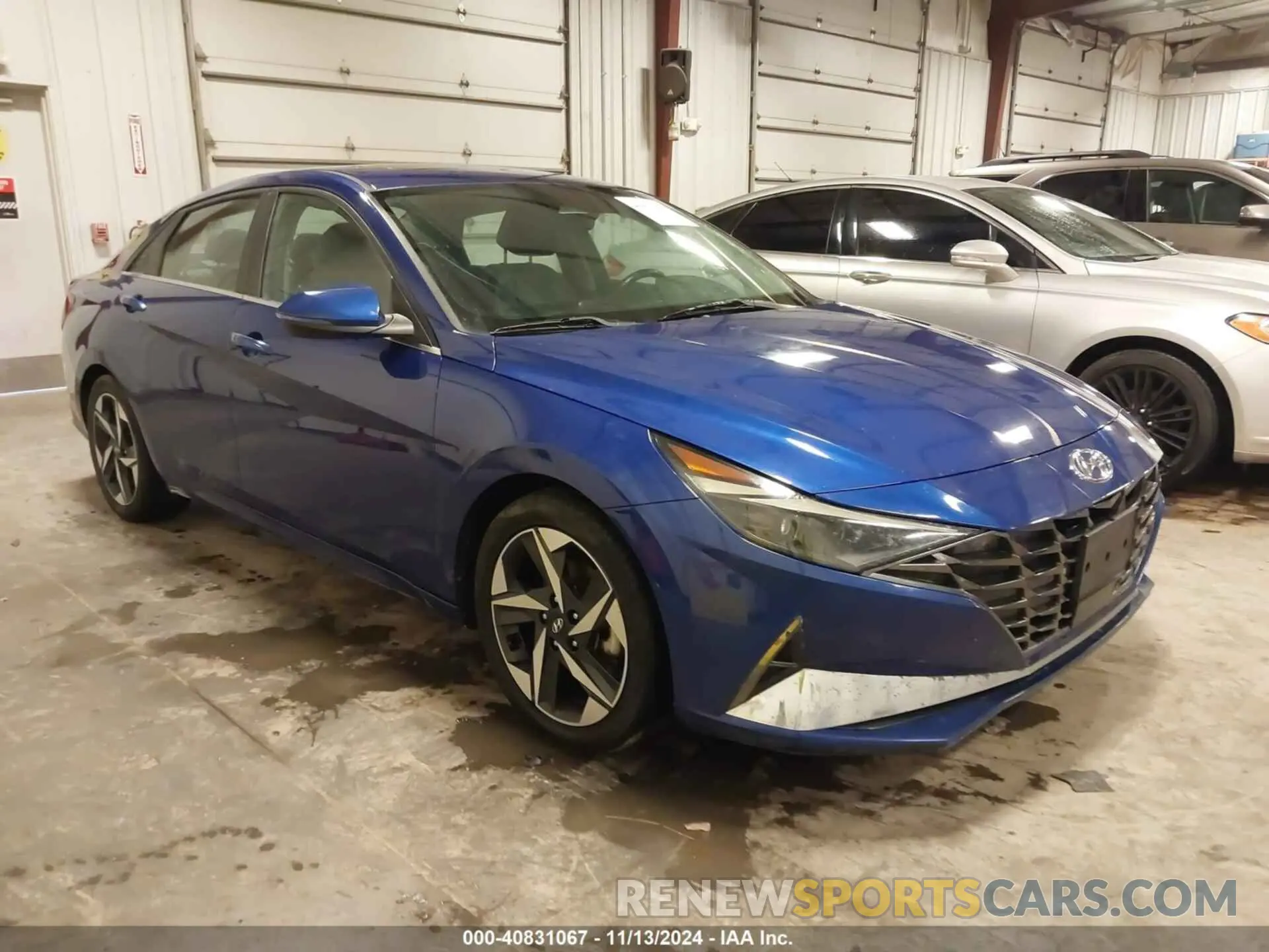 1 Photograph of a damaged car KMHLP4AGXMU131653 HYUNDAI ELANTRA 2021