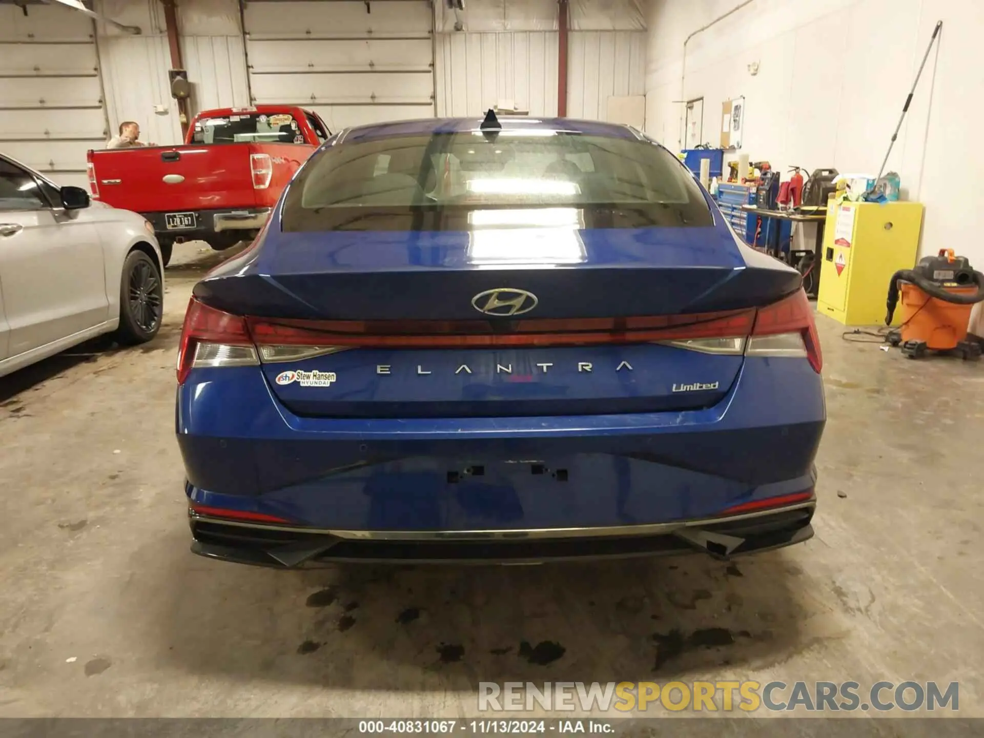 16 Photograph of a damaged car KMHLP4AGXMU131653 HYUNDAI ELANTRA 2021