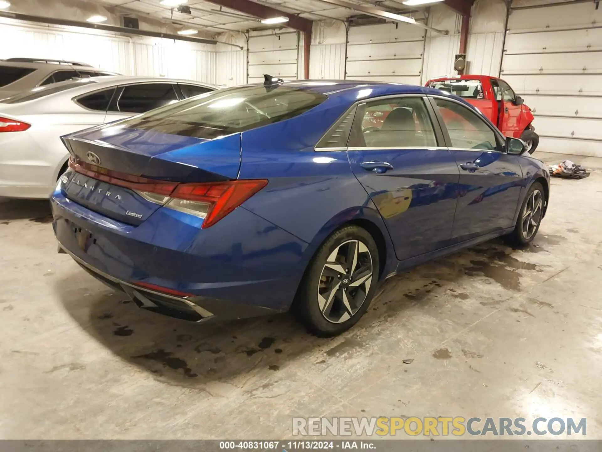 4 Photograph of a damaged car KMHLP4AGXMU131653 HYUNDAI ELANTRA 2021