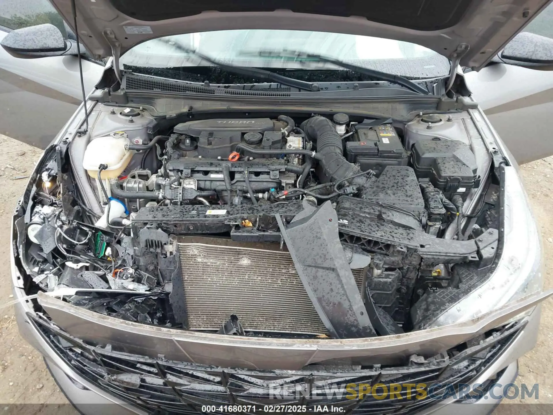 10 Photograph of a damaged car KMHLR4AF0MU104043 HYUNDAI ELANTRA 2021