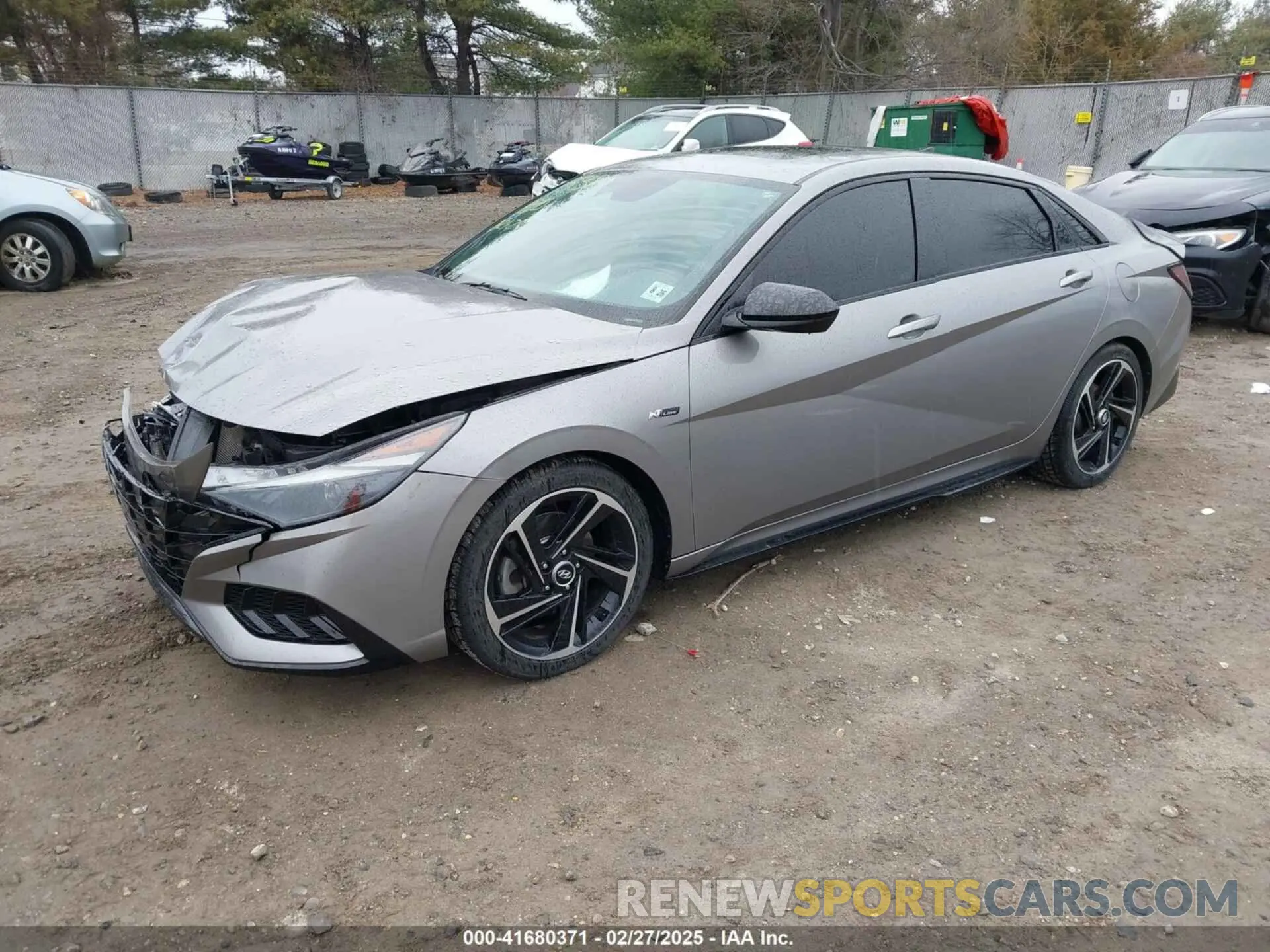 2 Photograph of a damaged car KMHLR4AF0MU104043 HYUNDAI ELANTRA 2021