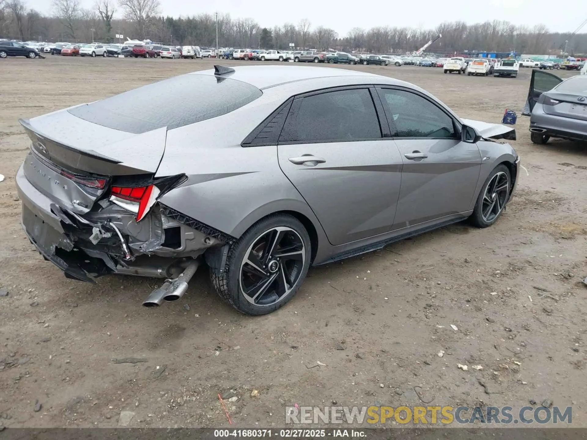 4 Photograph of a damaged car KMHLR4AF0MU104043 HYUNDAI ELANTRA 2021