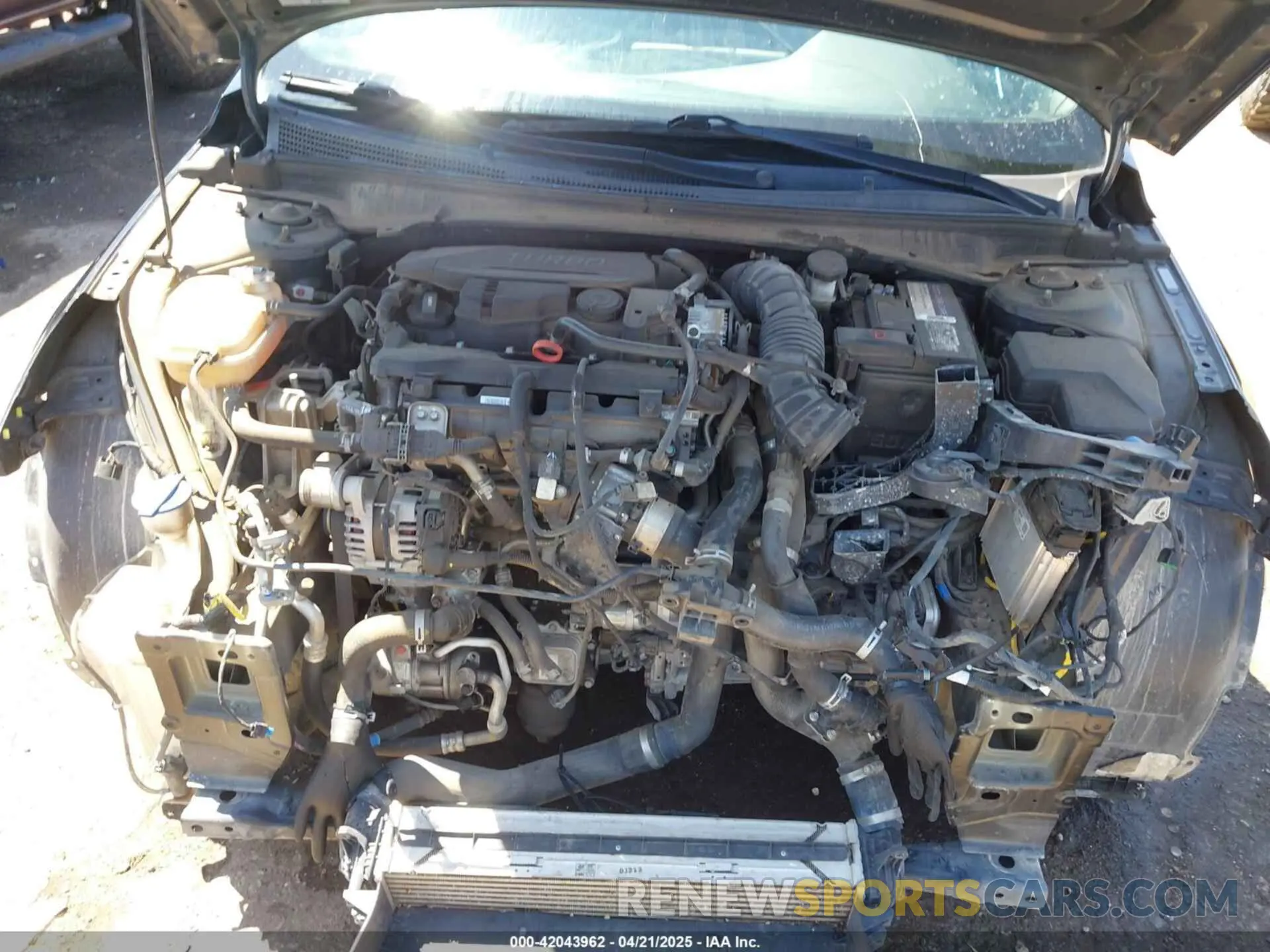 10 Photograph of a damaged car KMHLR4AF2MU137691 HYUNDAI ELANTRA 2021