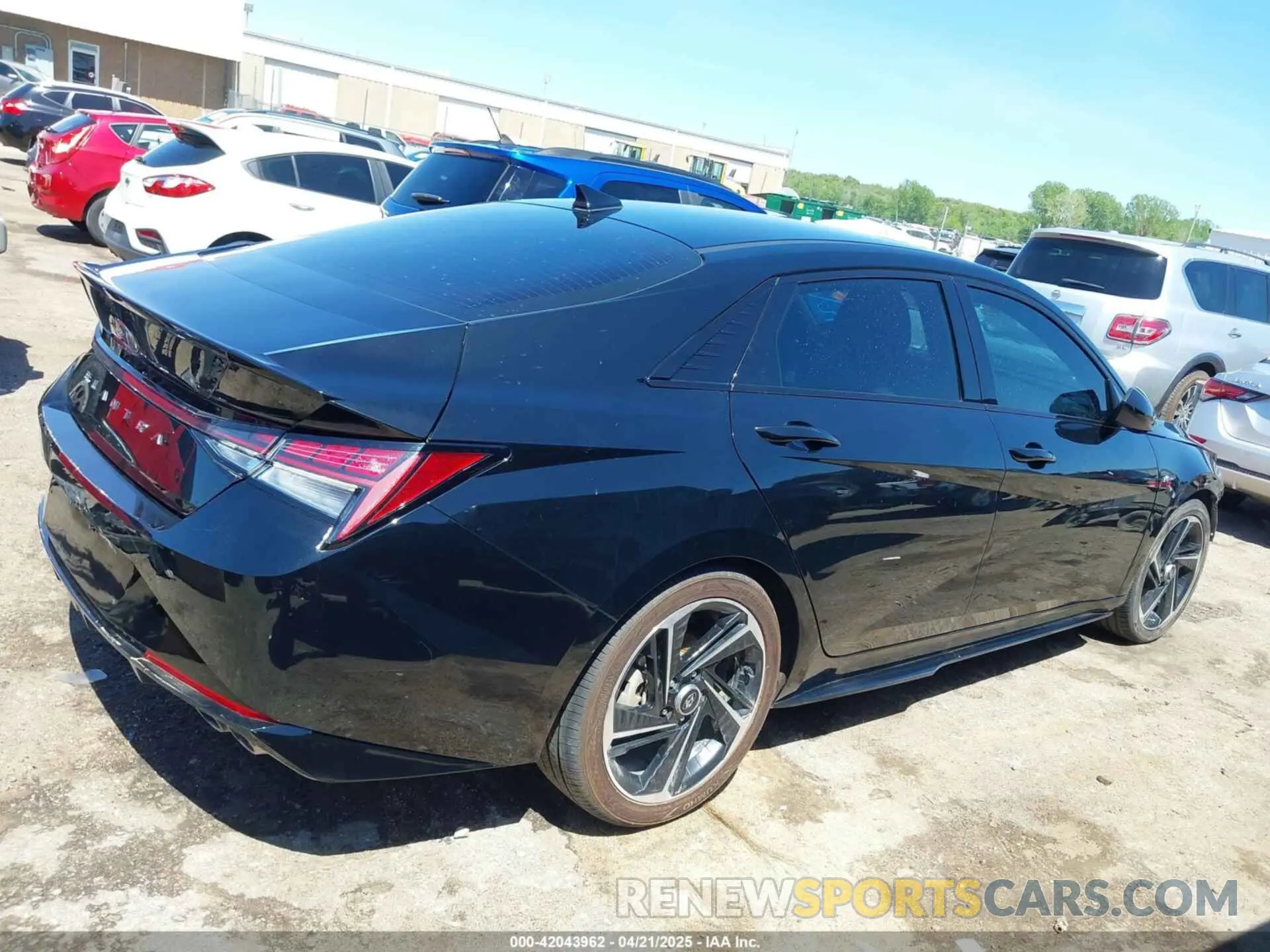 14 Photograph of a damaged car KMHLR4AF2MU137691 HYUNDAI ELANTRA 2021