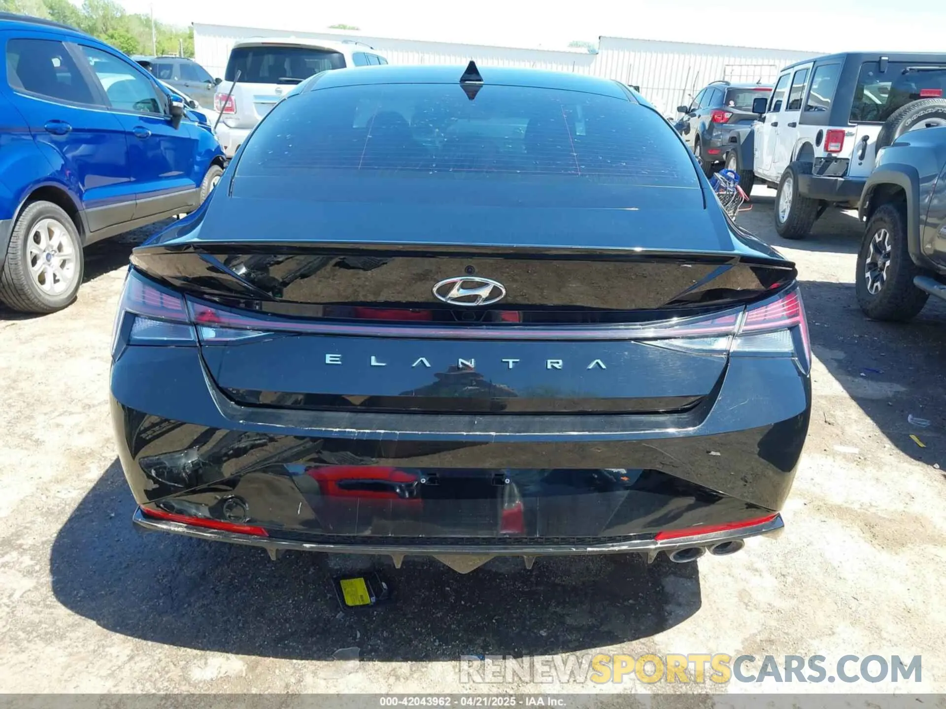 17 Photograph of a damaged car KMHLR4AF2MU137691 HYUNDAI ELANTRA 2021