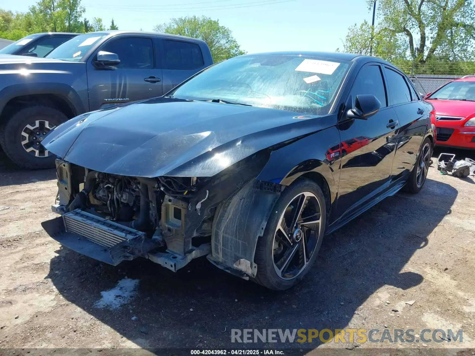2 Photograph of a damaged car KMHLR4AF2MU137691 HYUNDAI ELANTRA 2021