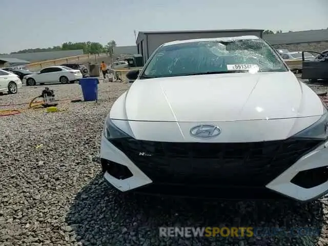 13 Photograph of a damaged car KMHLR4AF4MU106619 HYUNDAI ELANTRA 2021